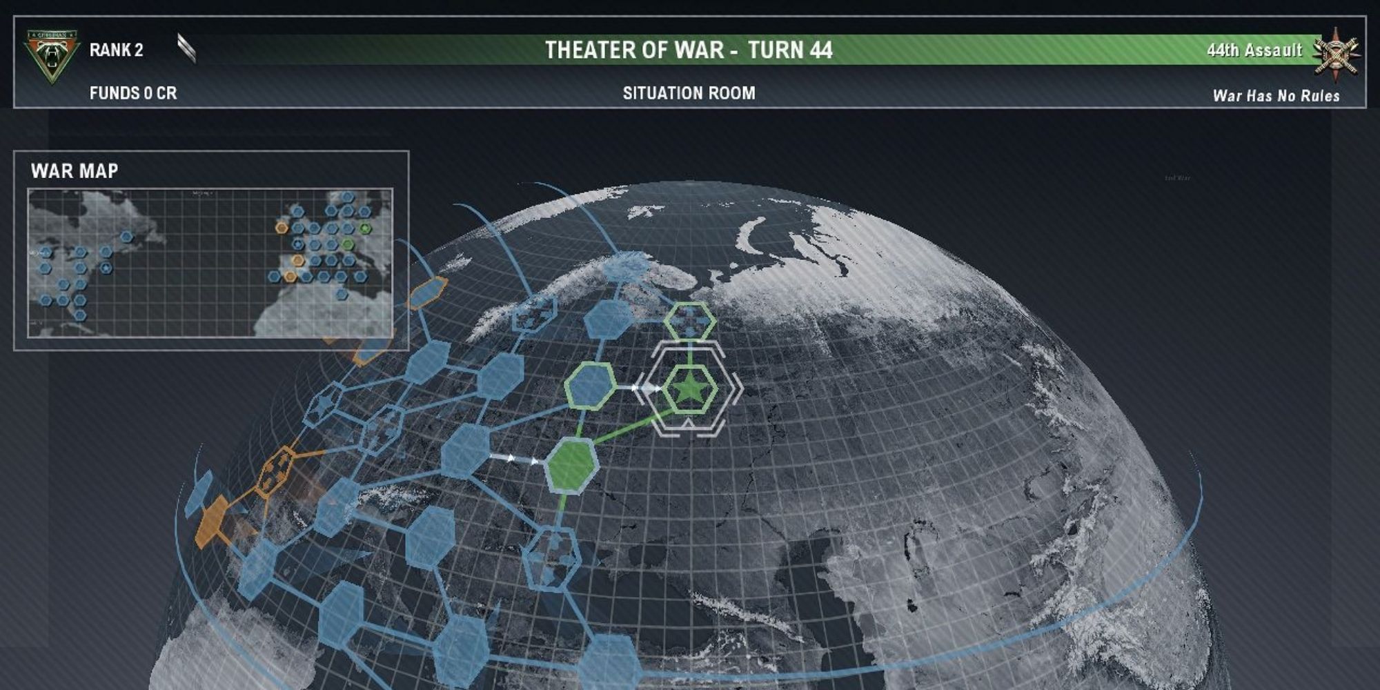 Tom Clancy's Endwar game menu screenshot