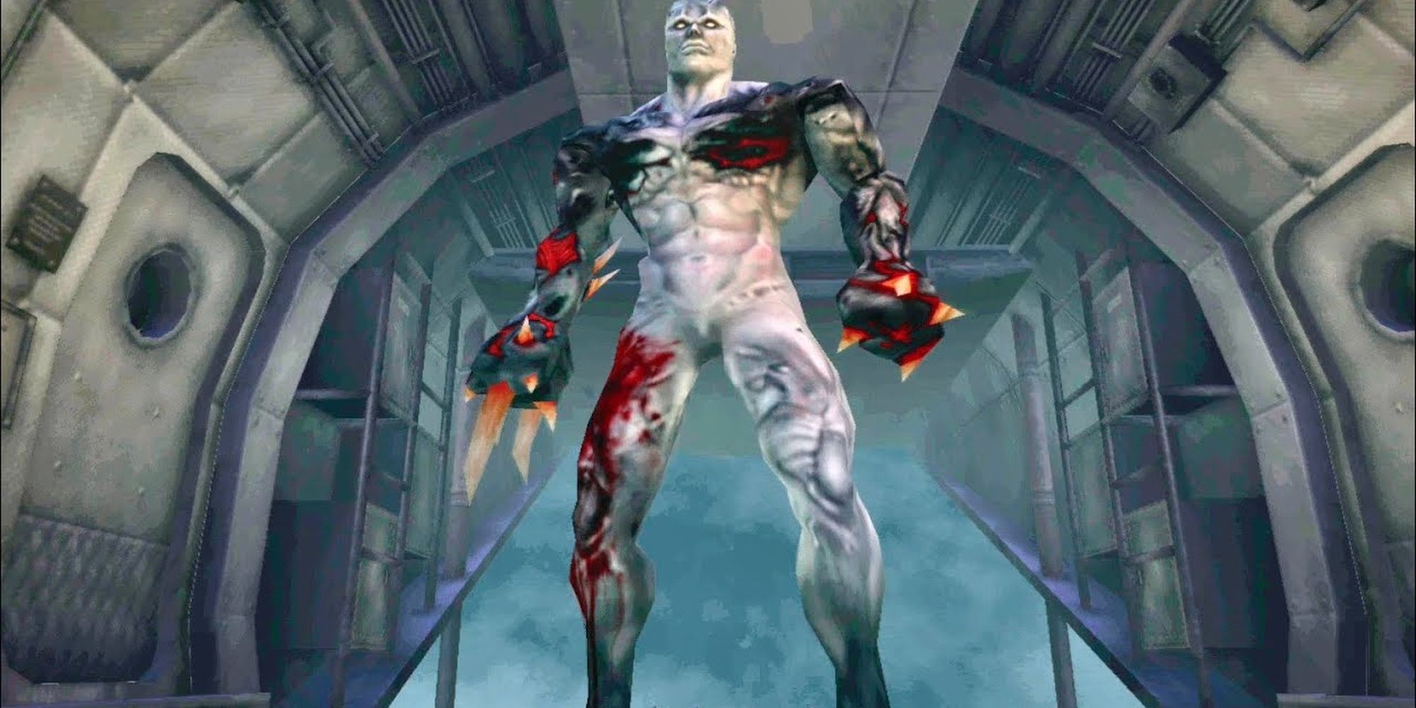 Tyrant T-078 on the plane in Resident Evil Code Veronica Cropped