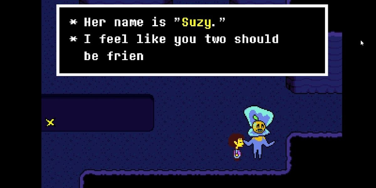 indie game Undertale dialogue of Clam Girl with Frisk