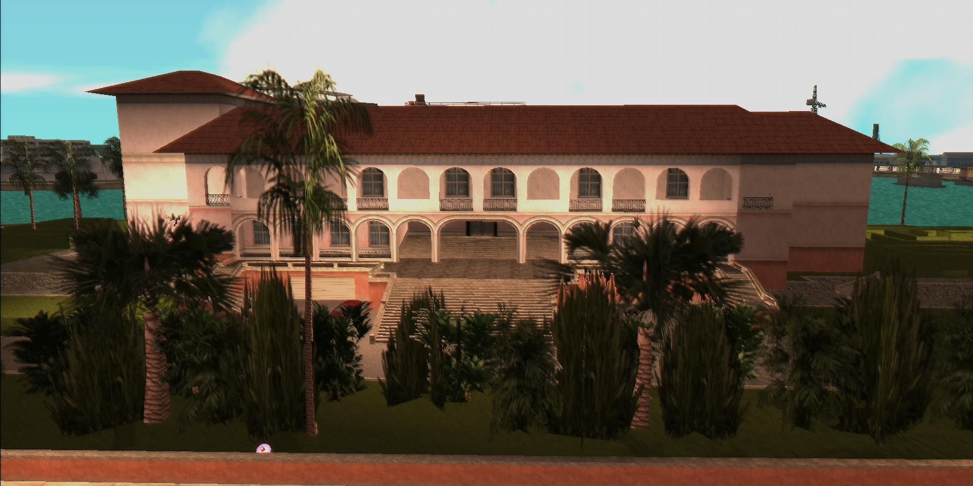 Front facing screenshot of the Vercetti Estate