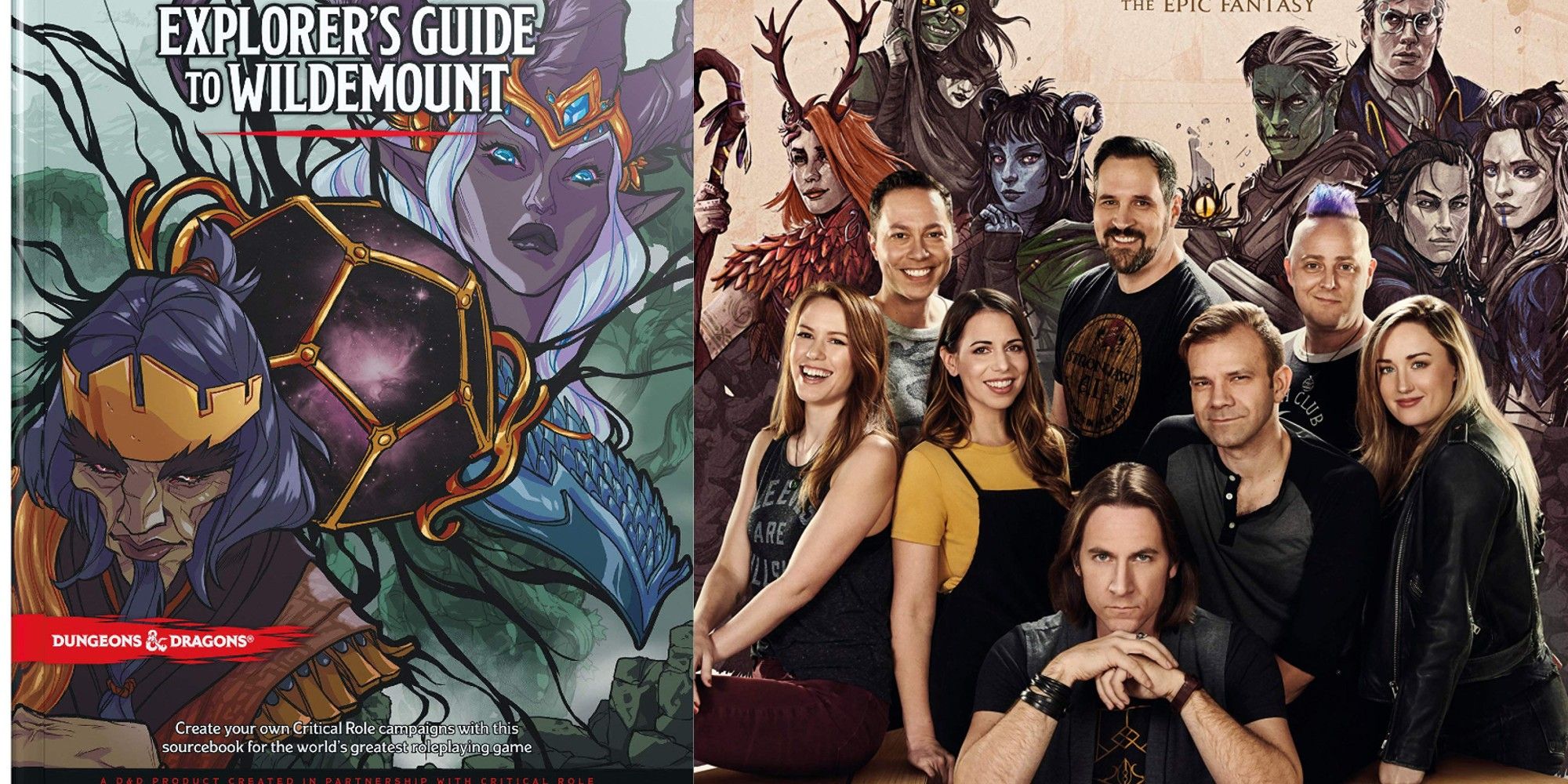 Explorer's Guide To Wildemount Book And The Cast Of Critical Role