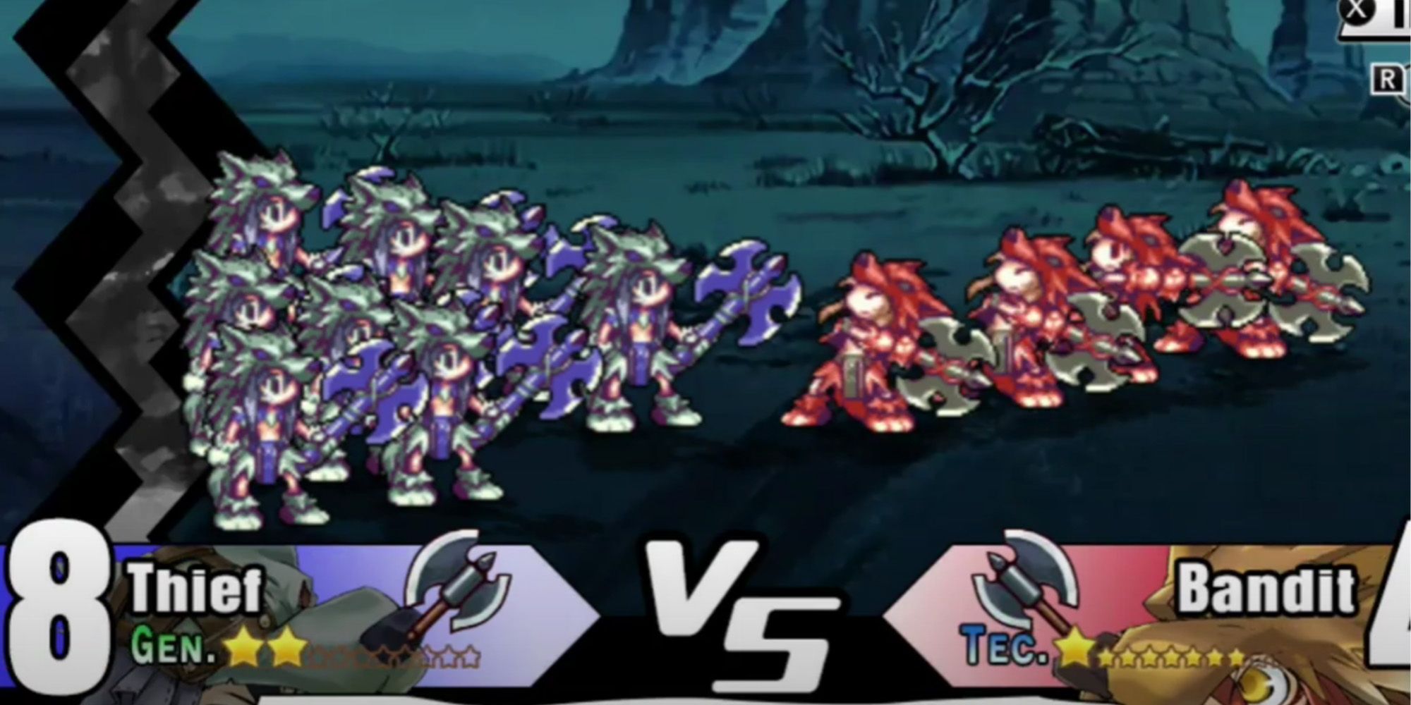 Yggdra Union: We'll Never Fight Alone battle screenshot