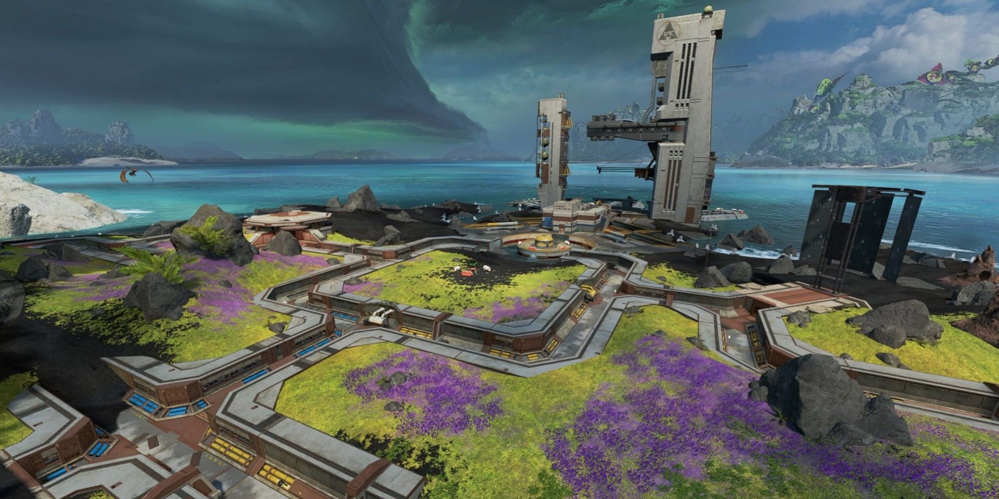 Apex Legends New Map Storm Point Drop Spots POIs to Land at North Pad