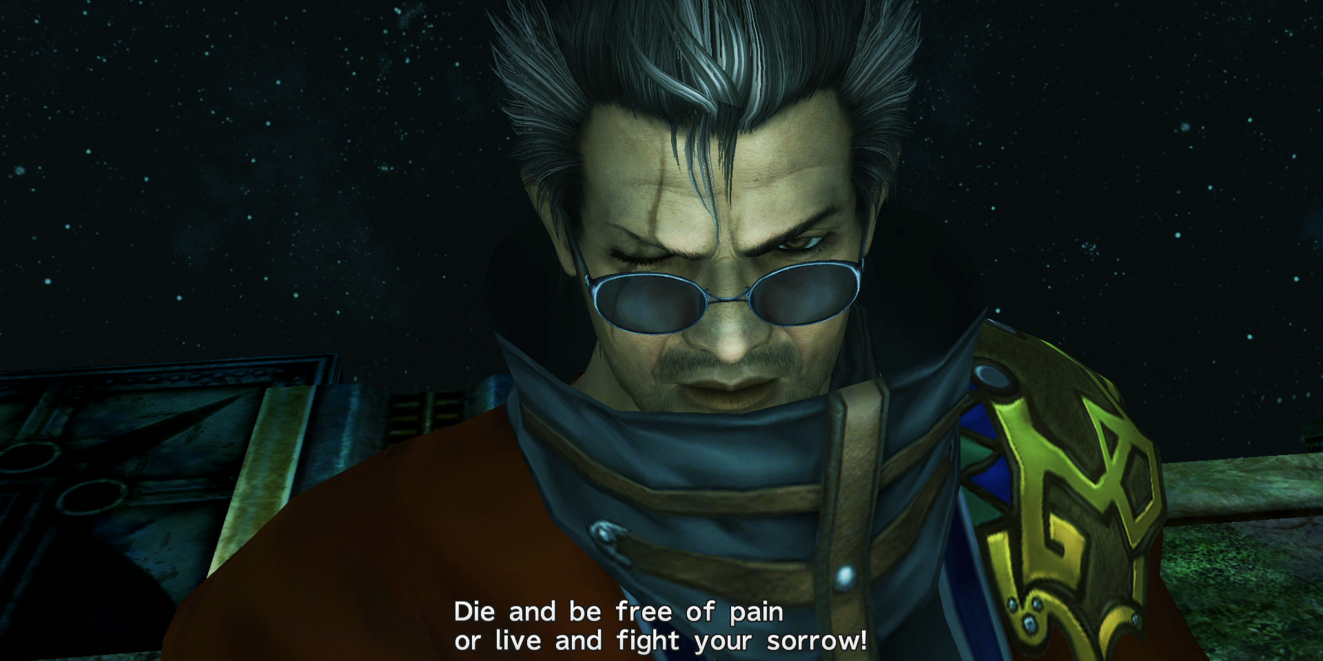 auron die and be free of pain 