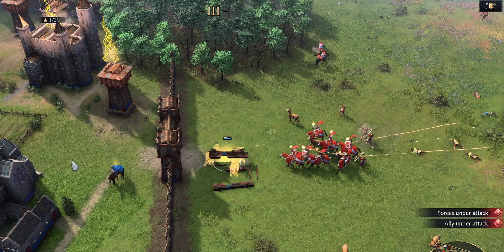 Age Of Empires IV: Catapult Deploying To Fire