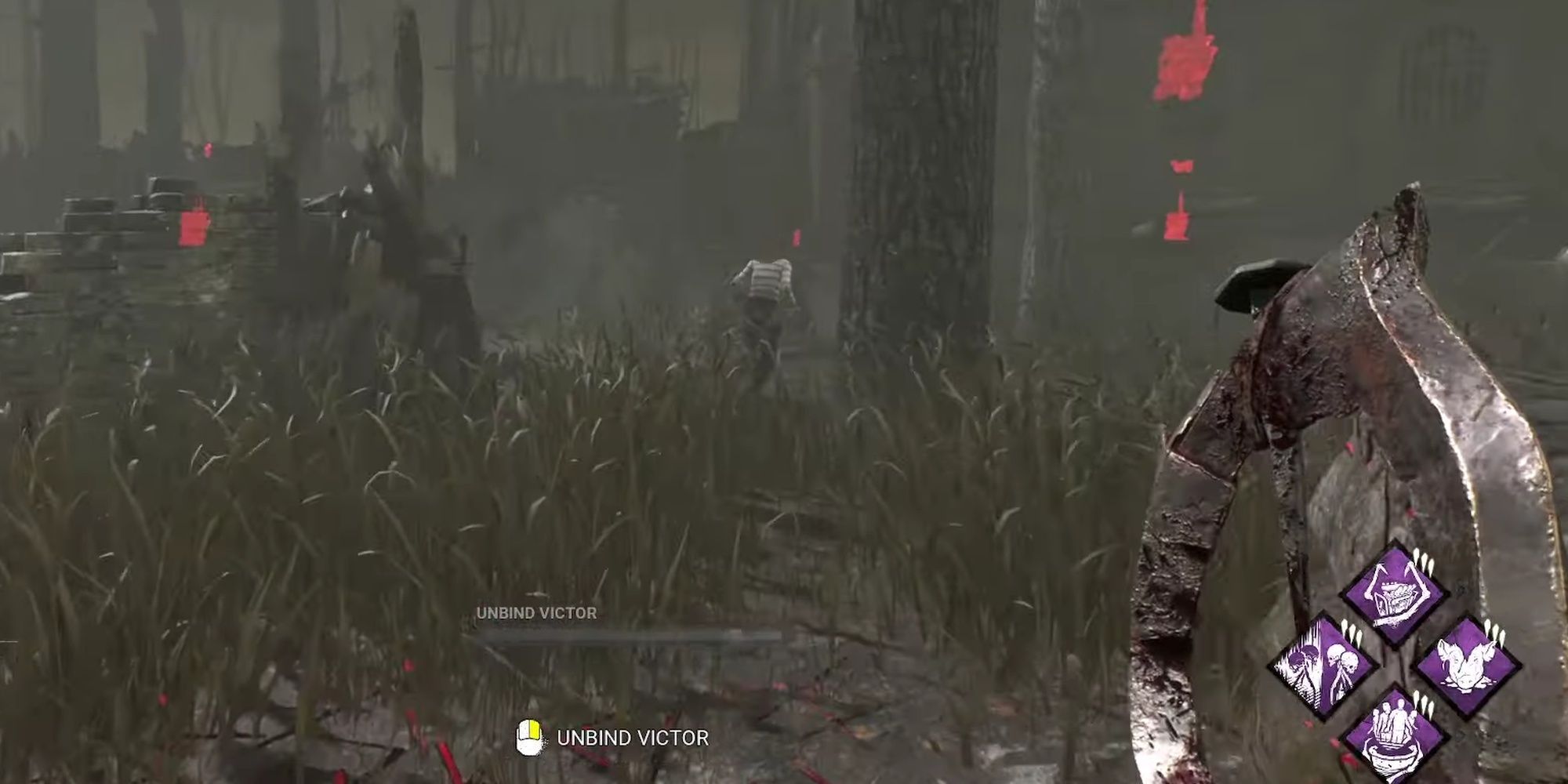 Dead By Daylight: Killer Close To Survivor During Chase