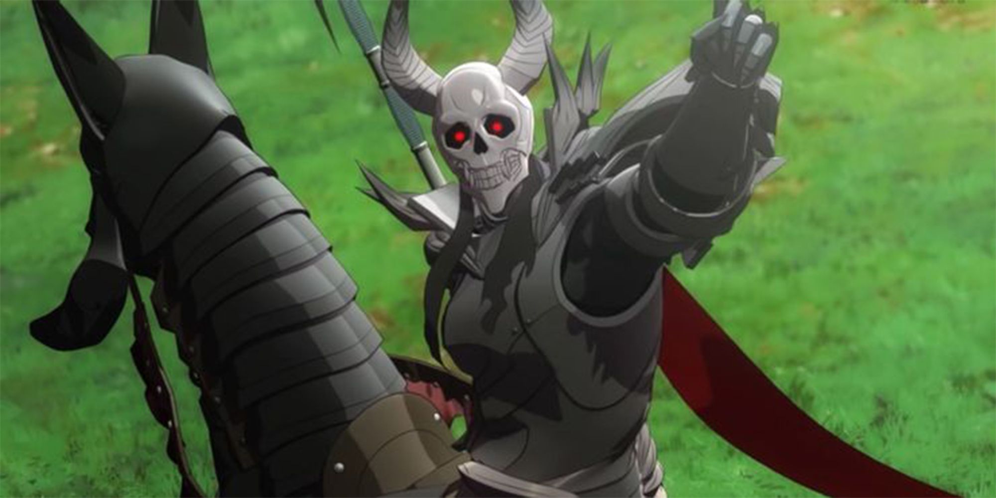the death knight in a cutscene wearing armor