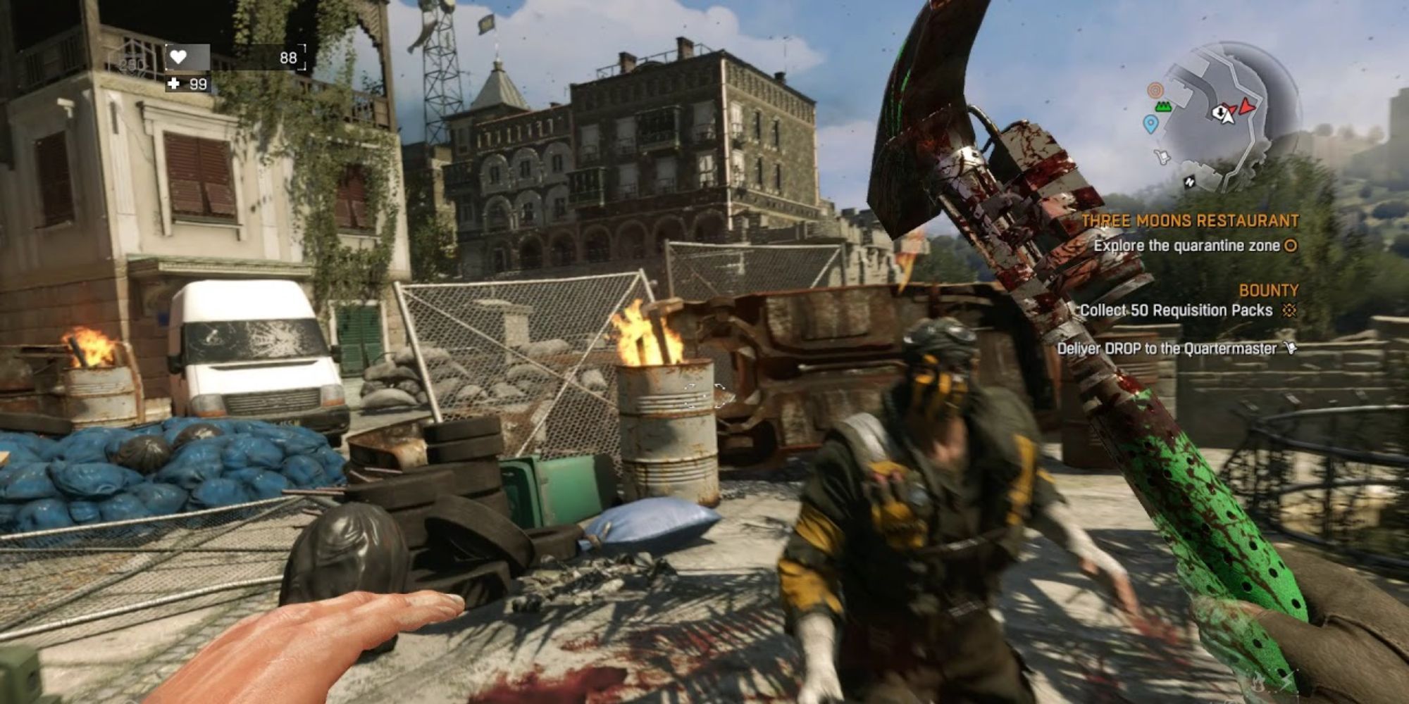 dying light drop attack