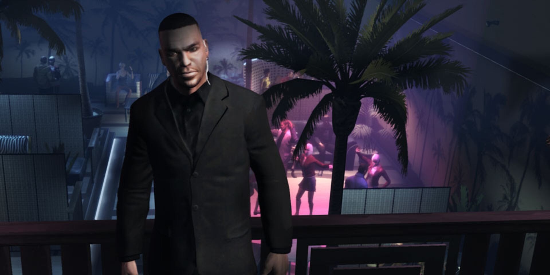 A screenshot showing Luis in Grand Theft Auto 4: The Ballad of Gay Tony