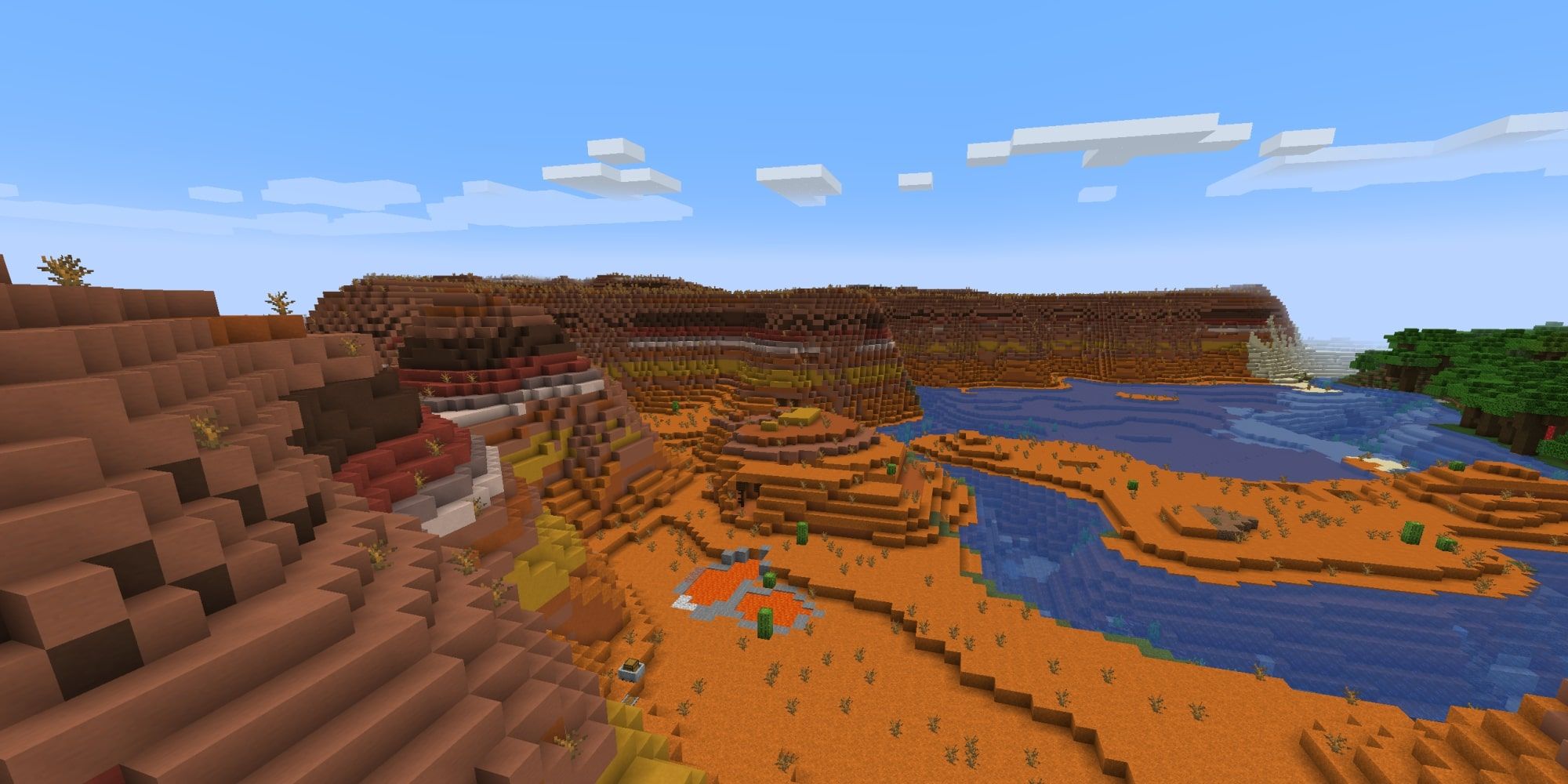 Minecraft Badlands Mesa Biome