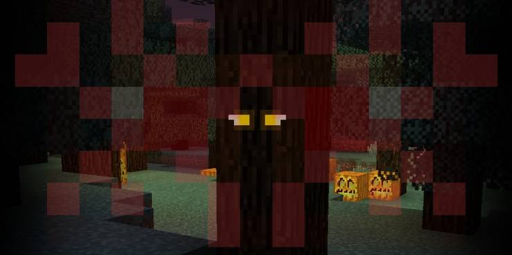 Minecraft Eyes in the Darkness Scary Mod - Top 10 Minecraft Mods For Halloween