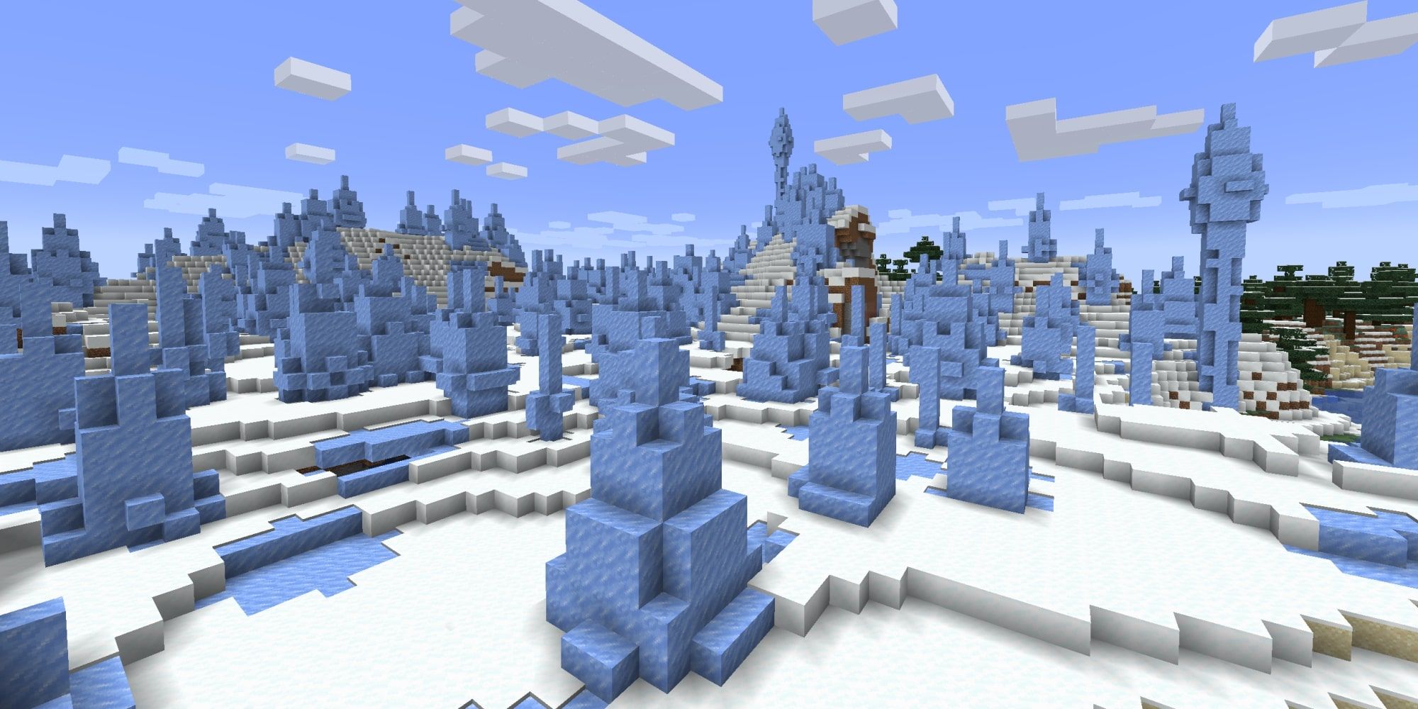 Minecraft Ice Spikes Biome