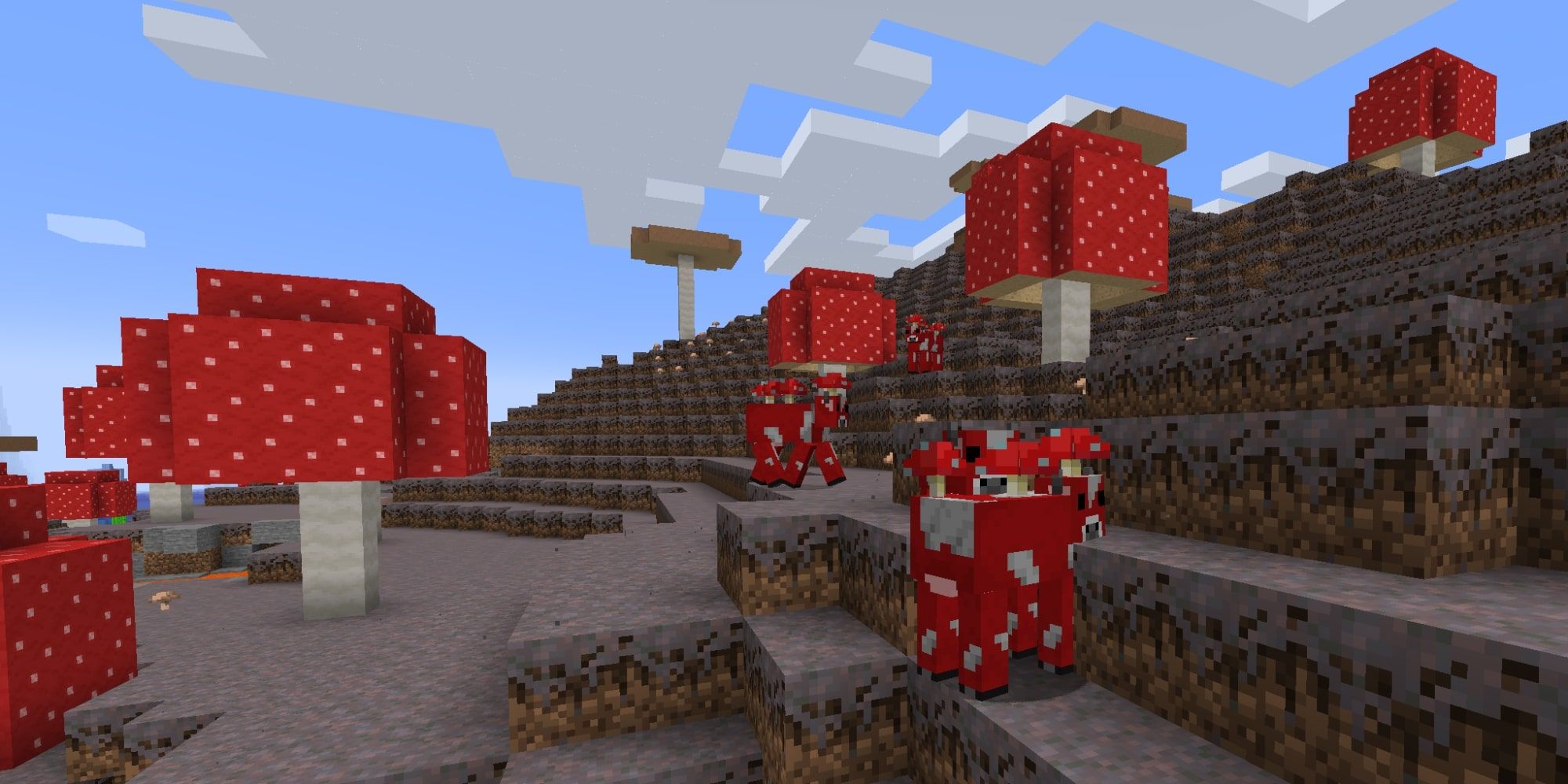 Minecraft Mooshroom Mushroom Fields