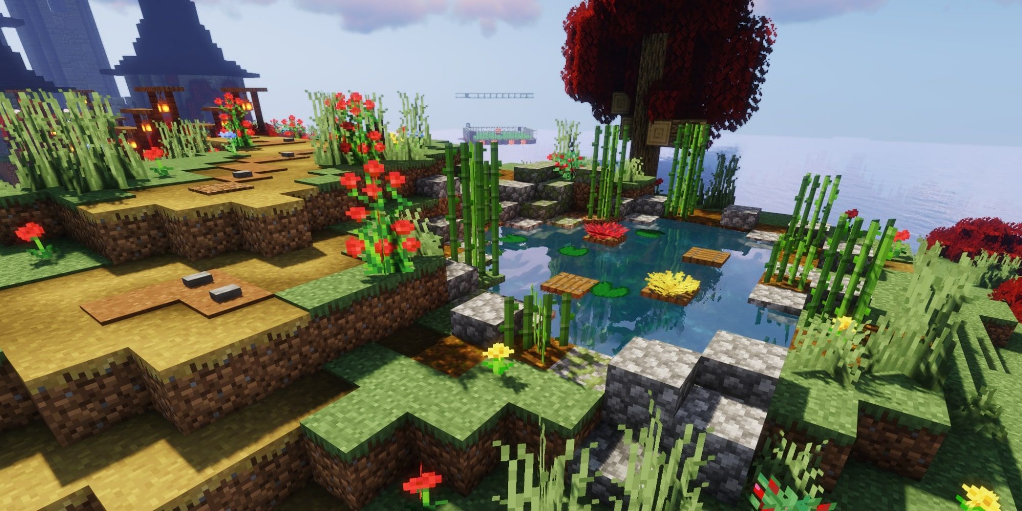 Minecraft Building Tips Custom Pond
