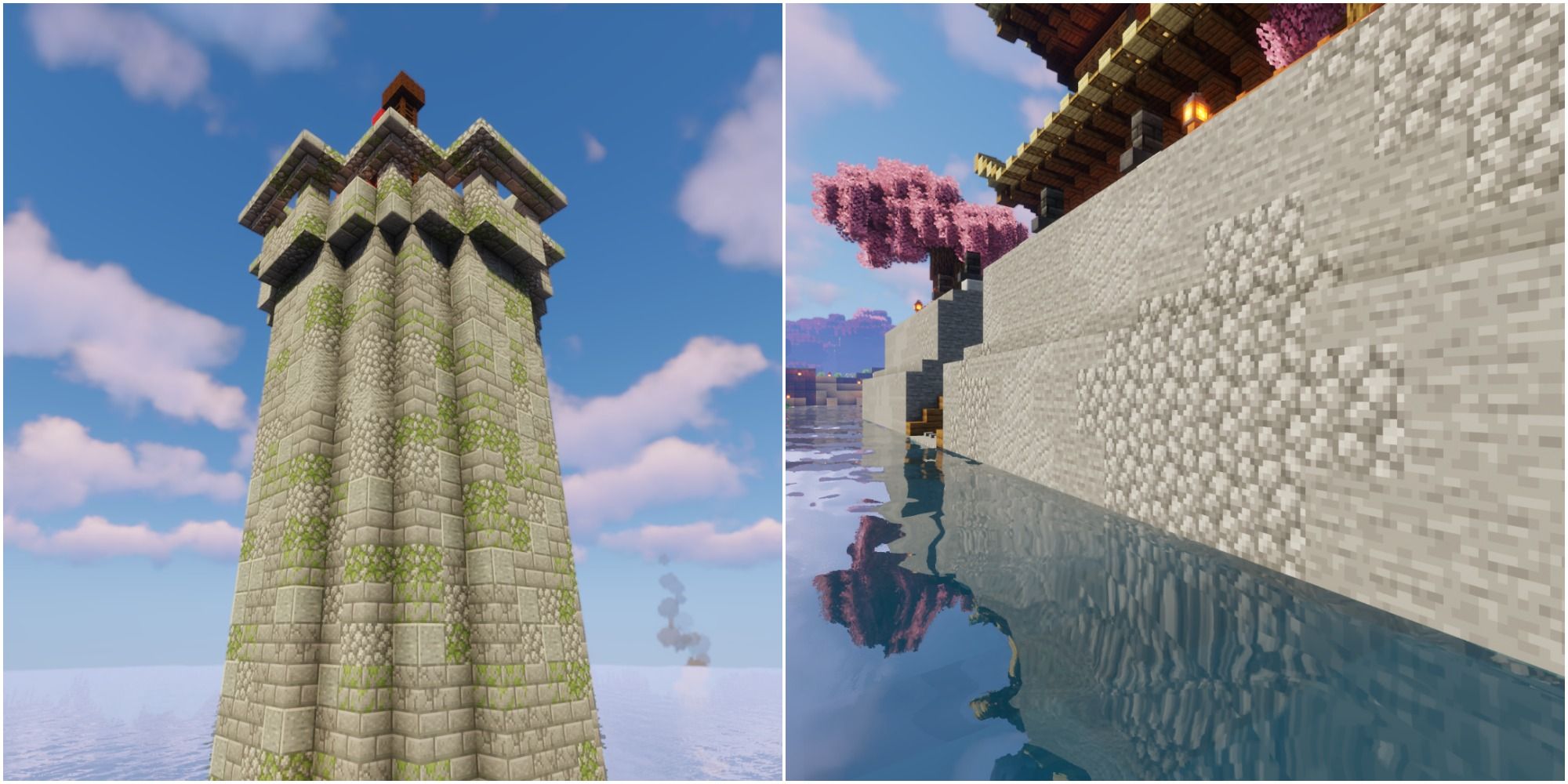 Minecraft Building Tips Walls Variation