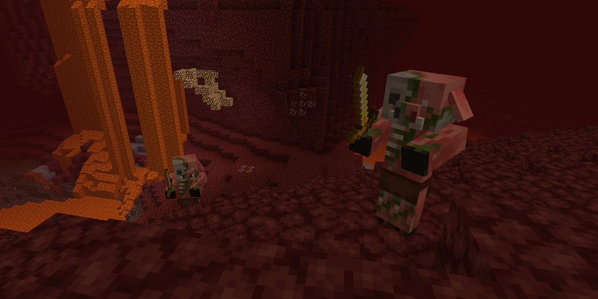 Minecraft Zombified Piglin Zombie Pigman Gold Farm Nether