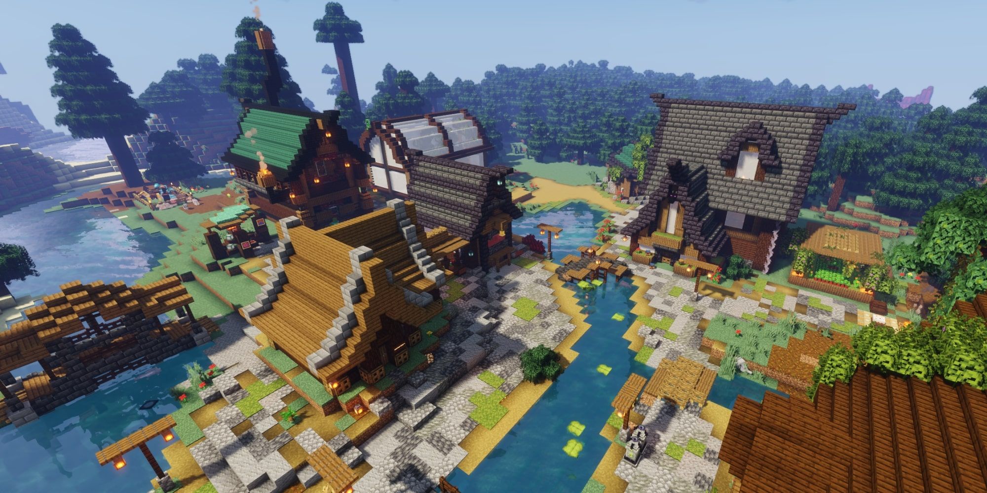 Minecraft Building Tips Village Themed Builds Medieval Style