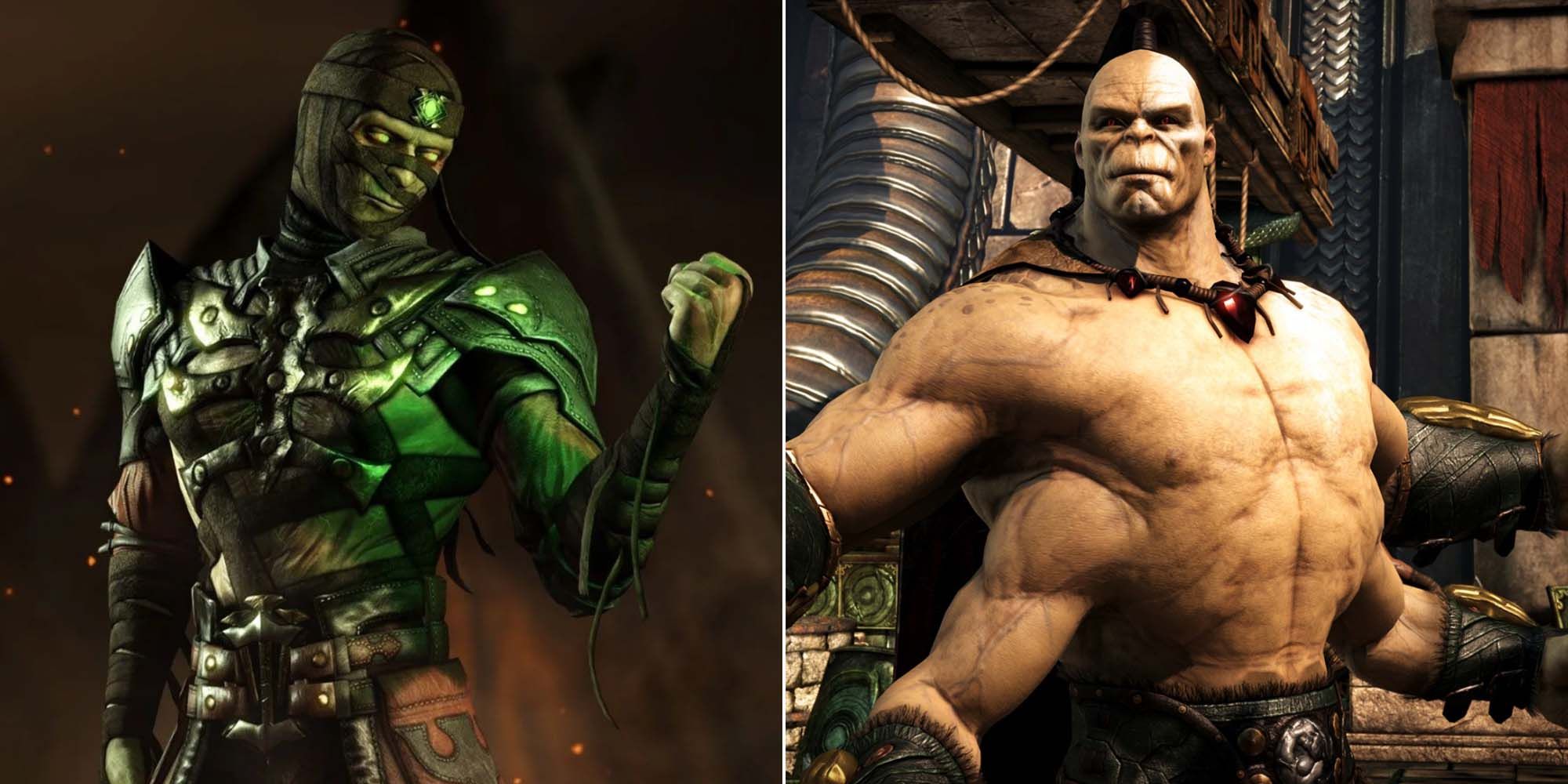mortal kombat x characters not in mk 11 goro and ermac