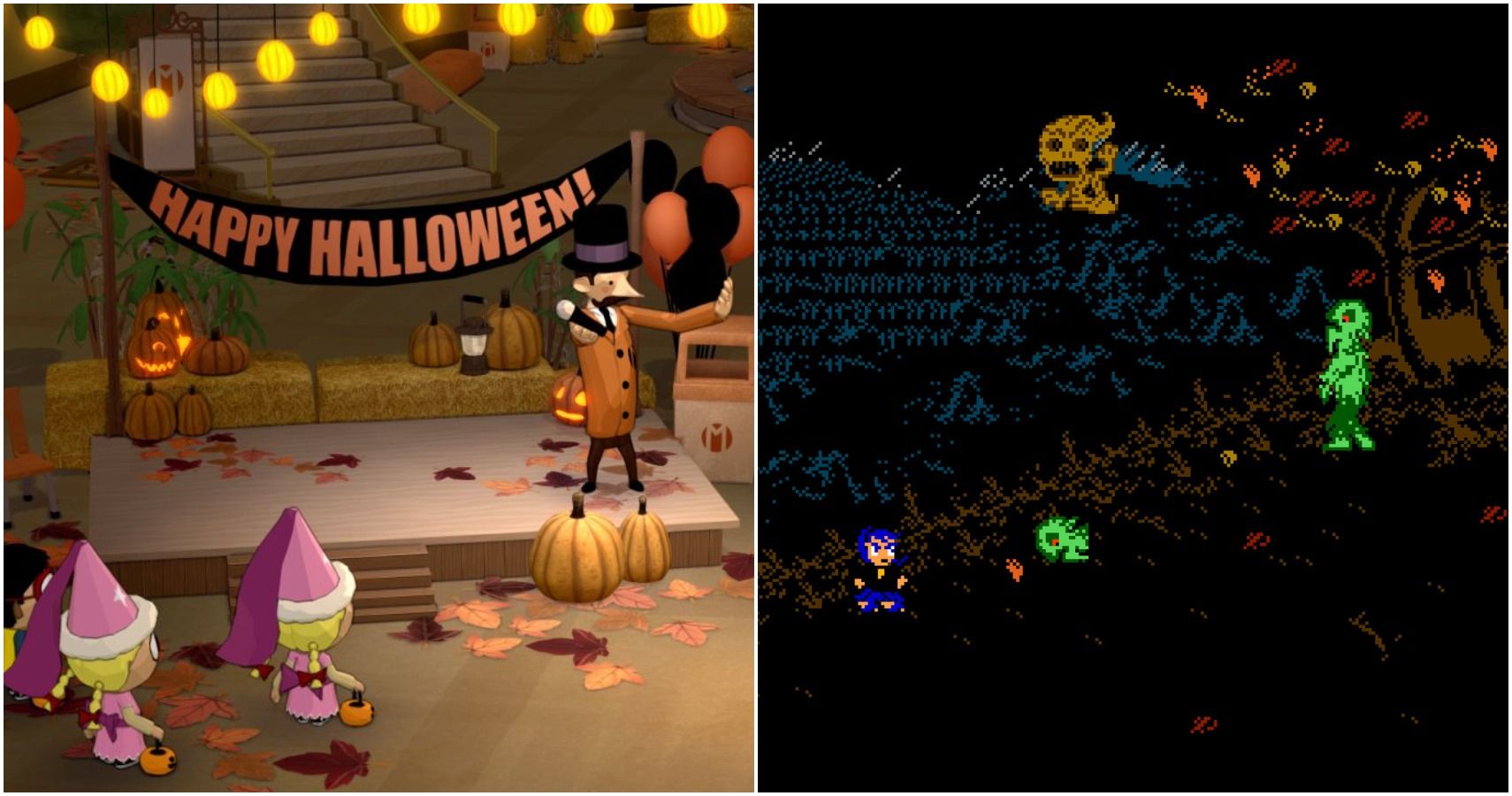 Clima assustador do Halloween invade os jogos do Game Station