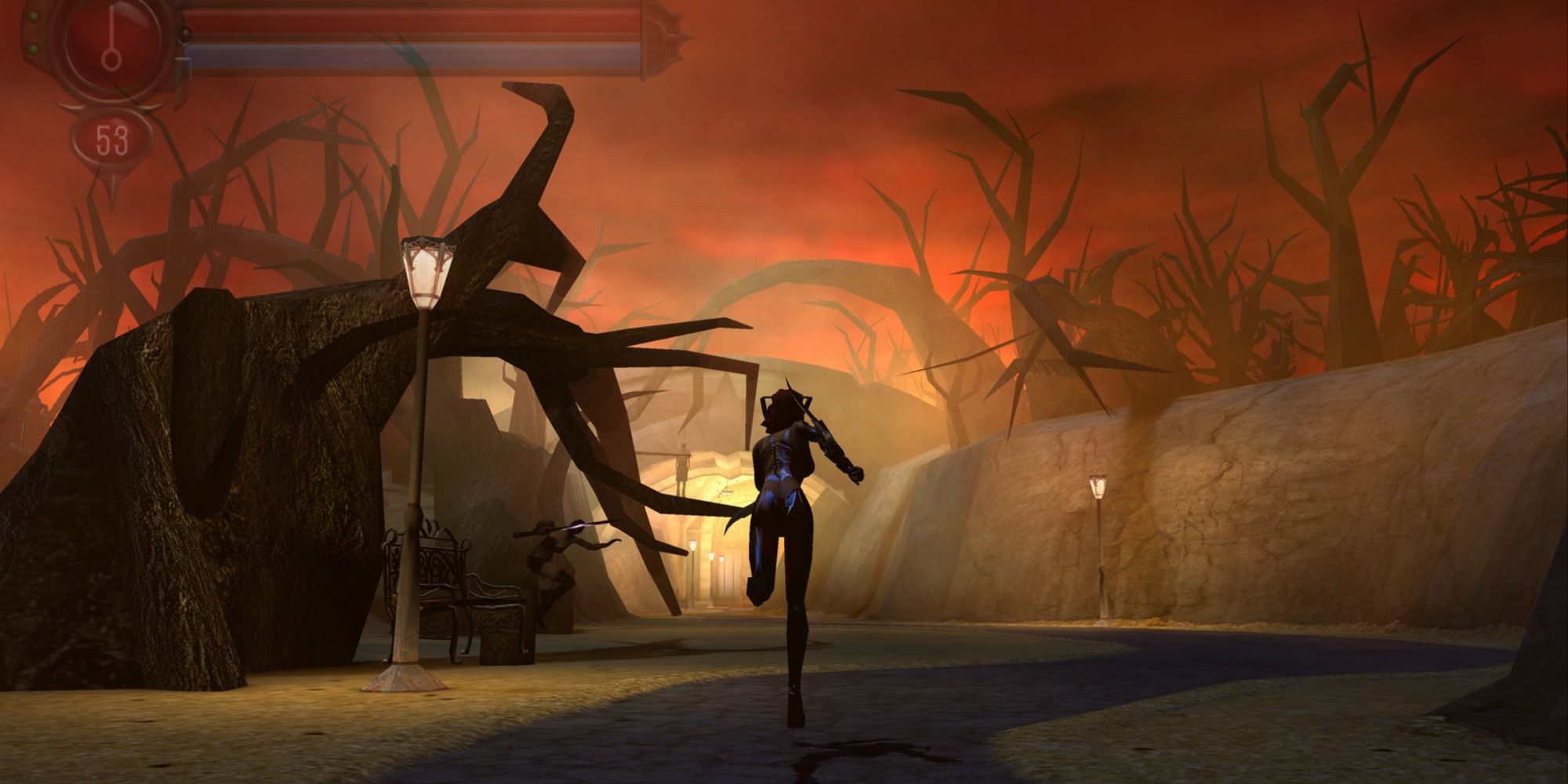 BloodRayne Revamped gameplay screenshot running