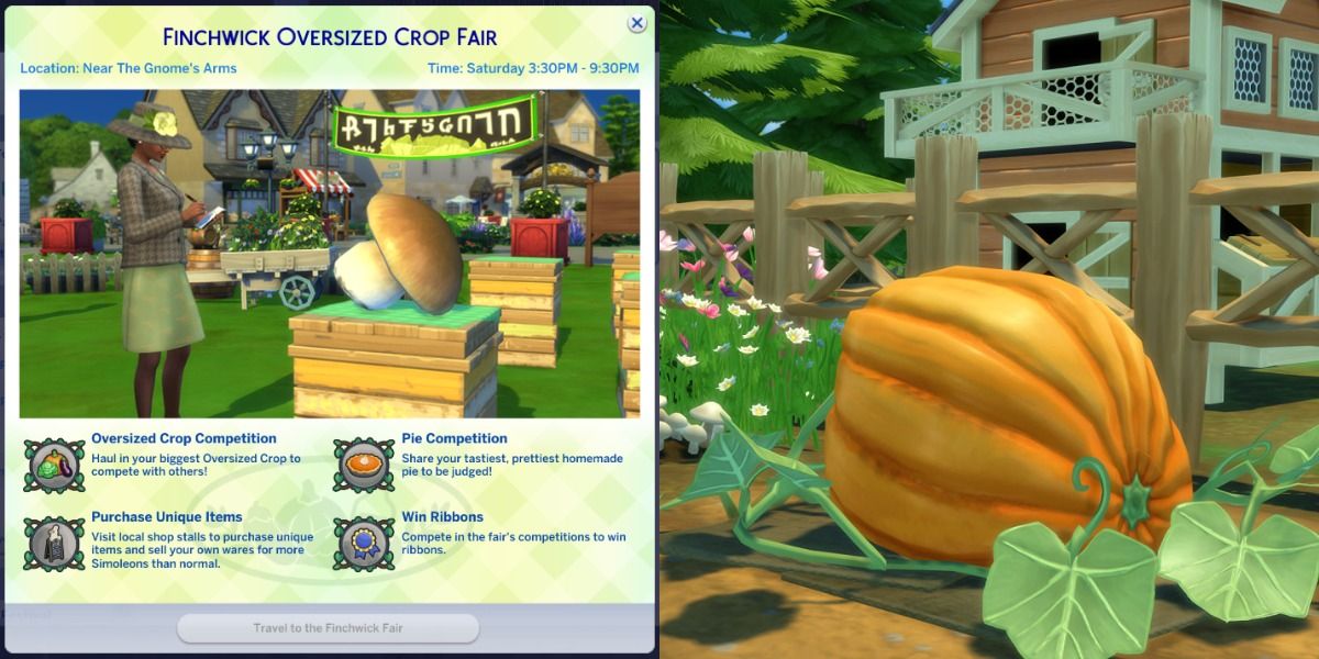 Oversized Crop Fair sims 4