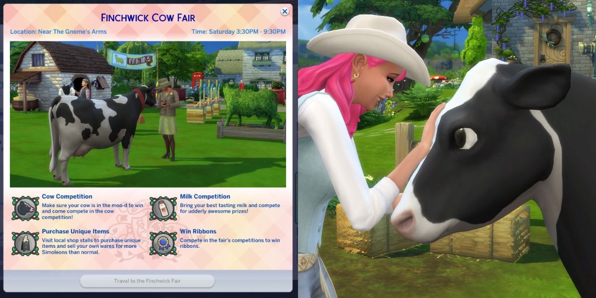 Cow Fair sims 4