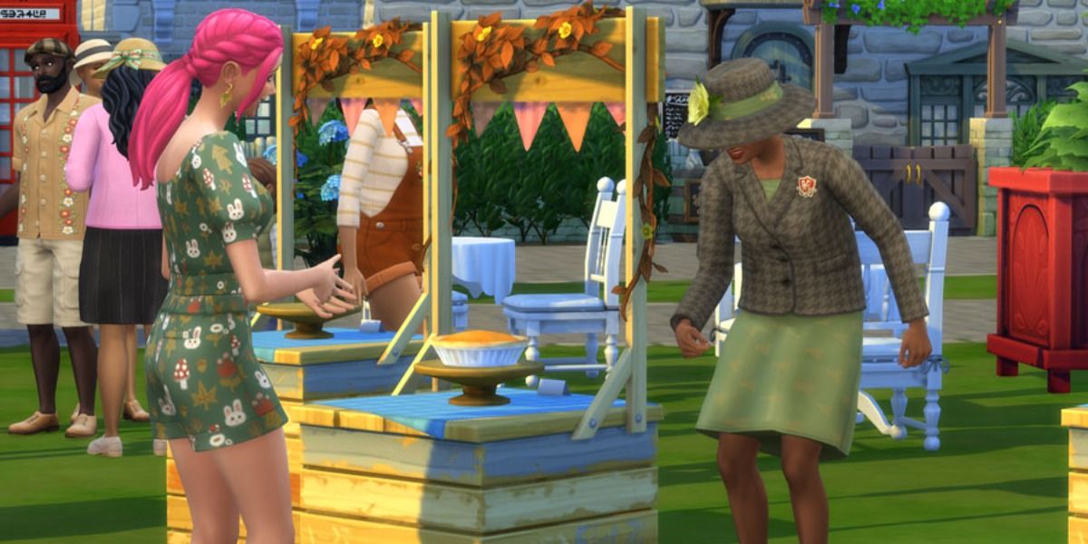 judge in the village fair sims 4