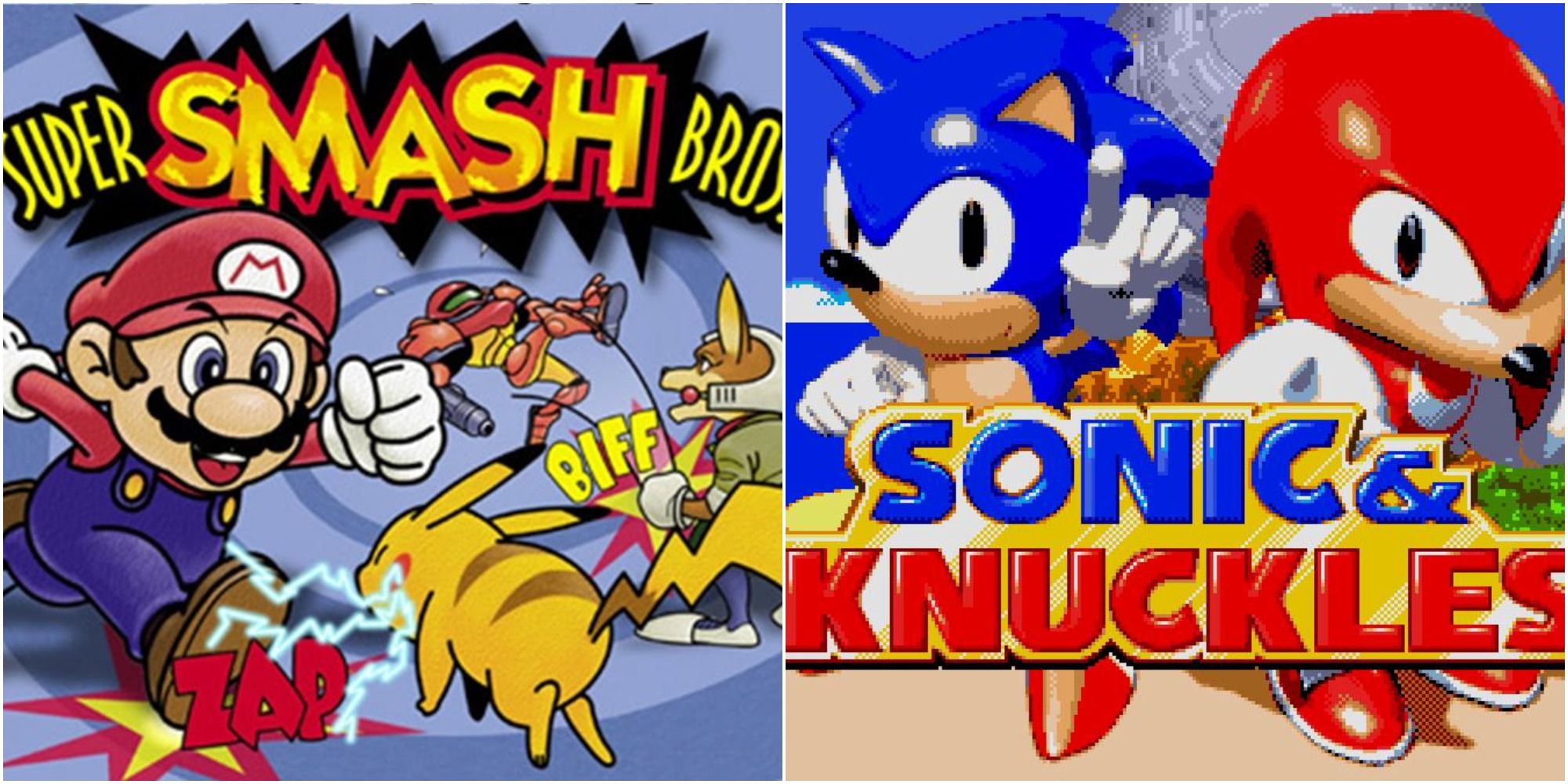 super smash bros and sonic & knuckles