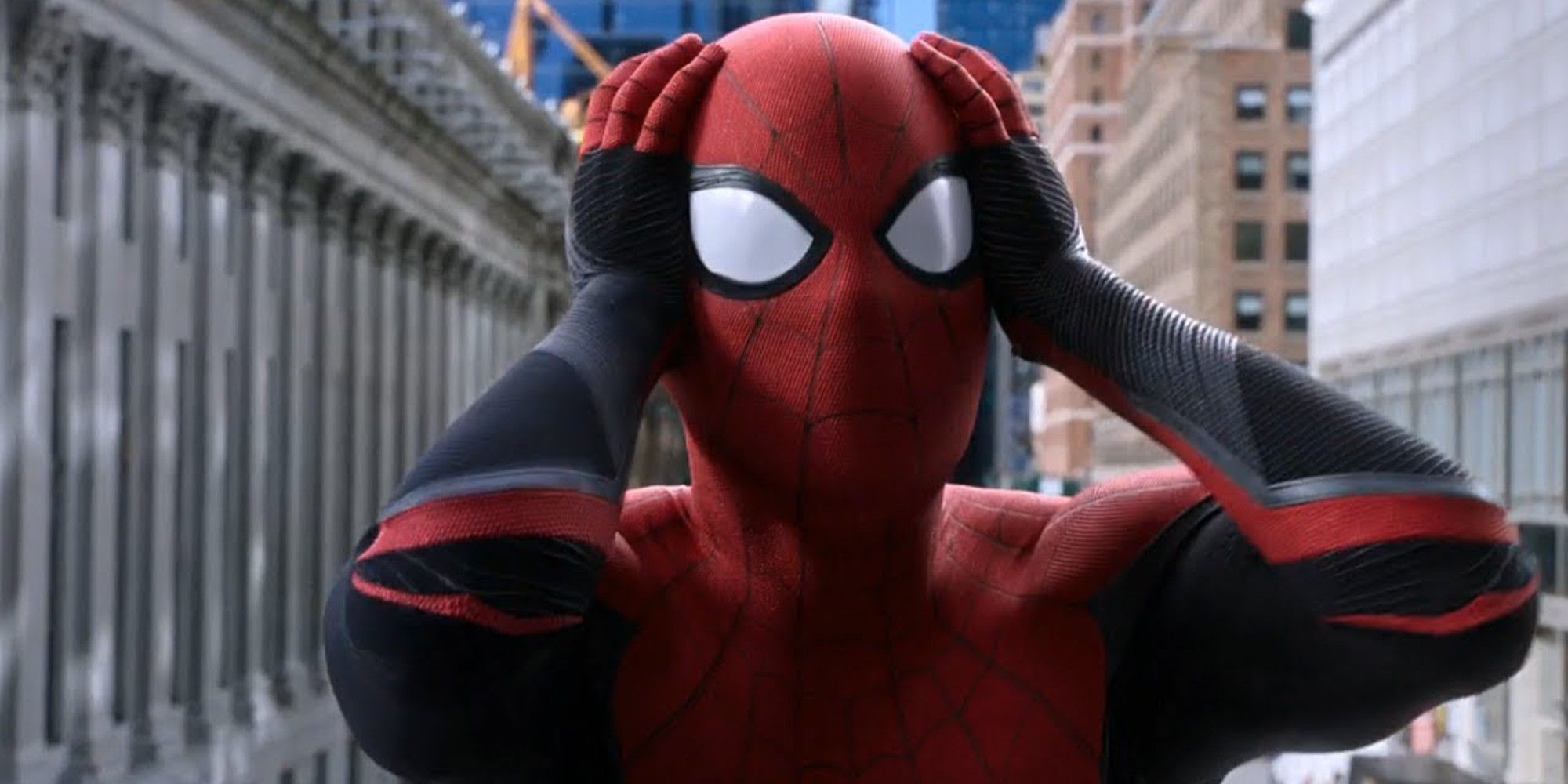 shocked spider-man