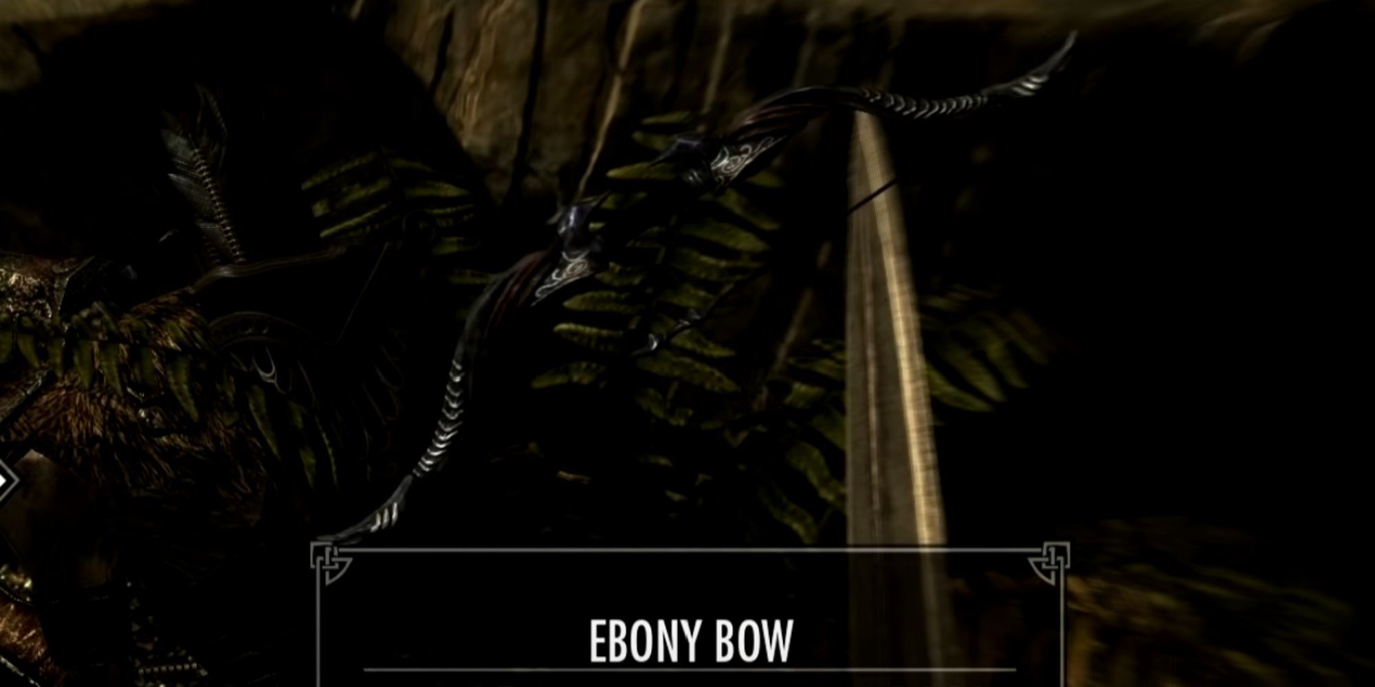 Skyrim Ebony Bow Inside Inventory