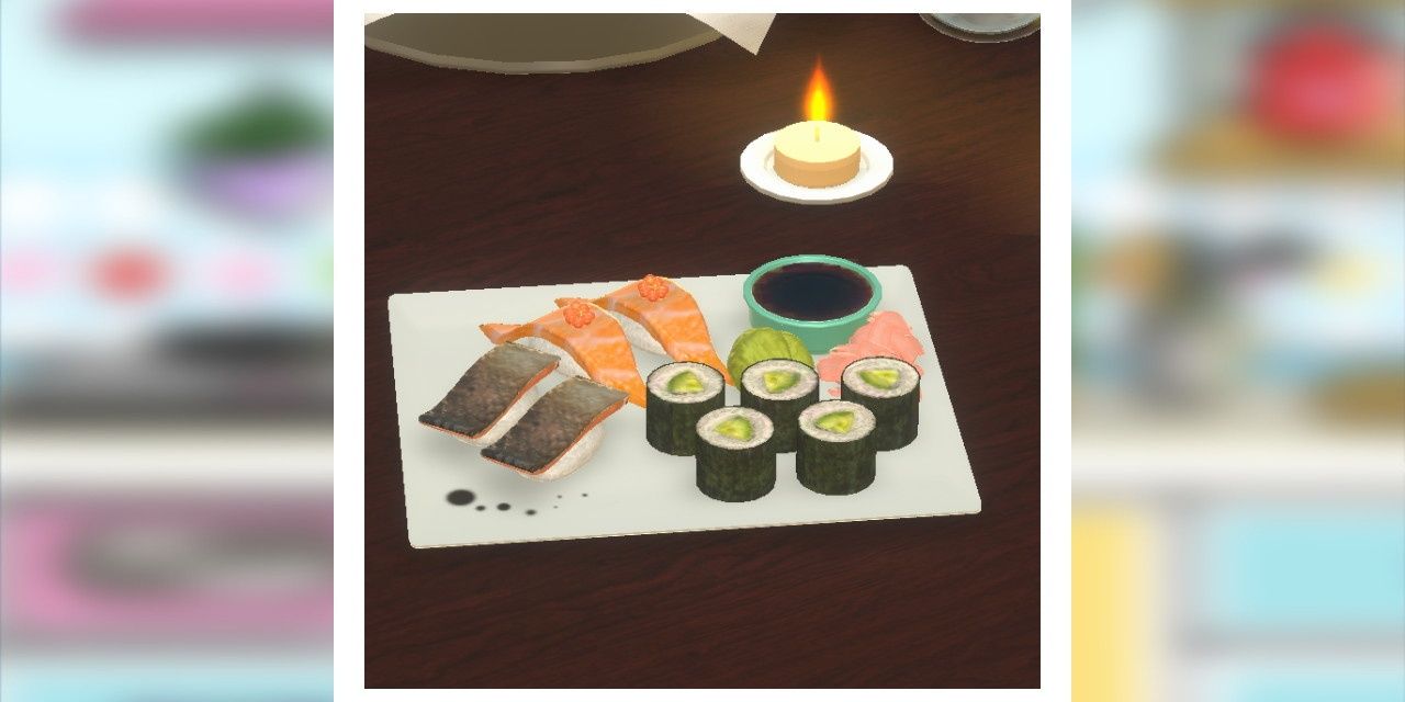 Sushi Platter in fancy setting