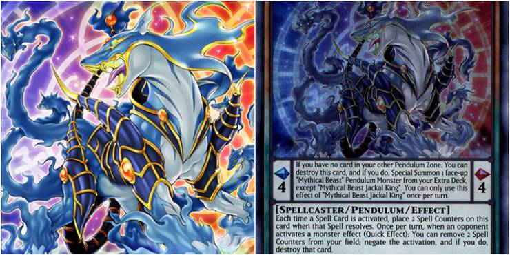 yugioh  Mythical Beast Jackal King 