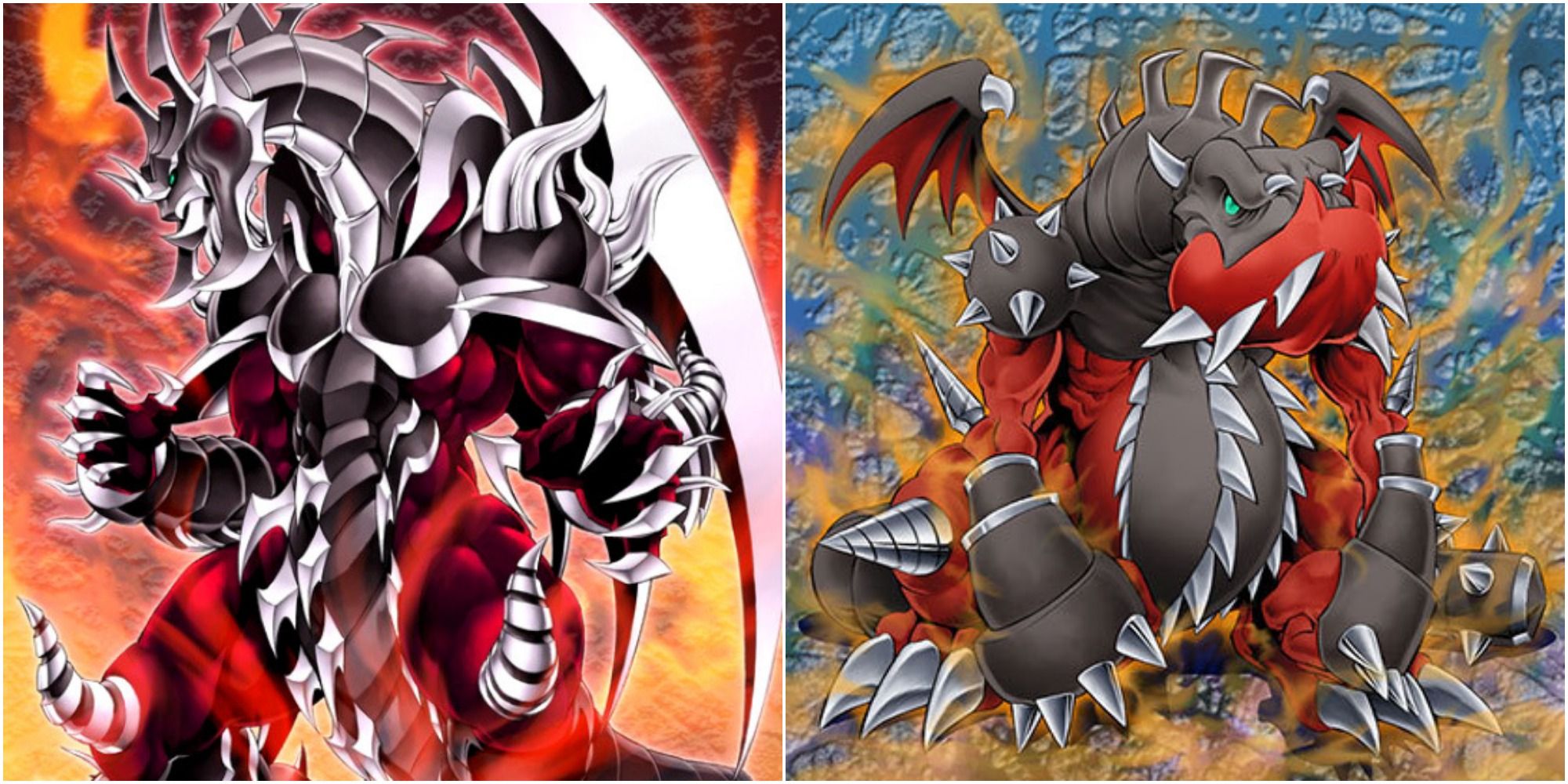yugioh armed dragon level 10 and 5 artworks
