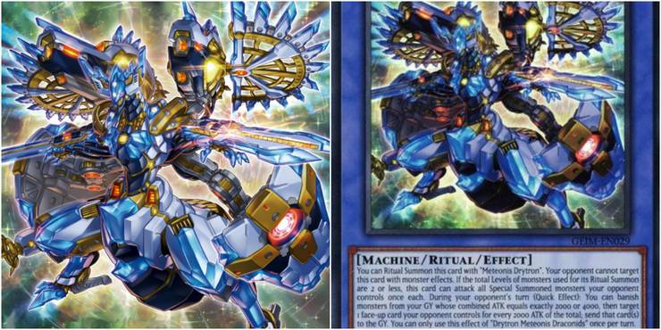 yugioh drytron Meteonis Draconids