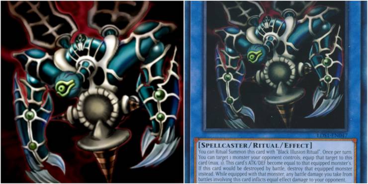 yugioh relinquished card art and text