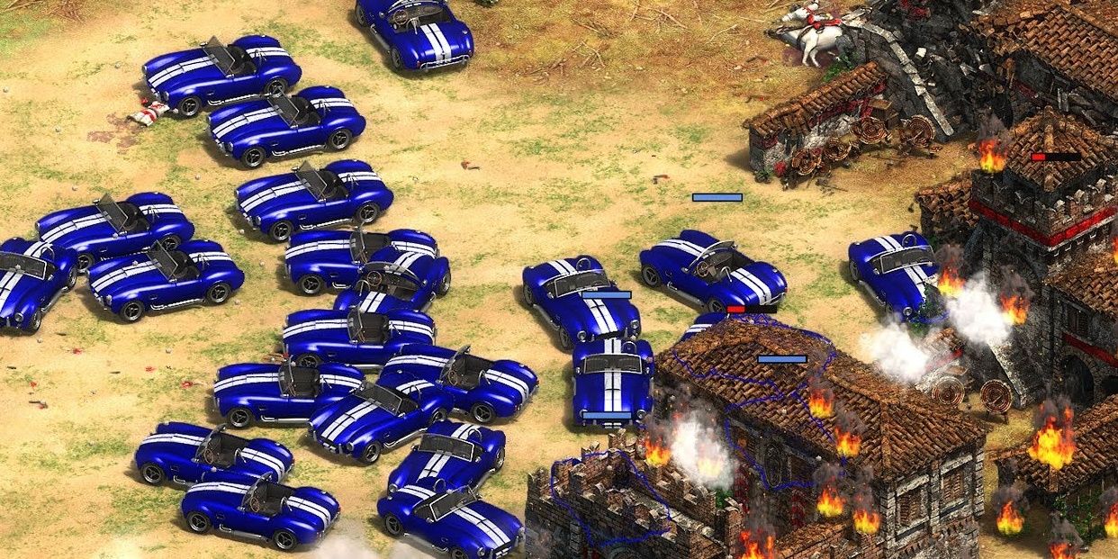 Age of Empires 2 cheat code modern cars