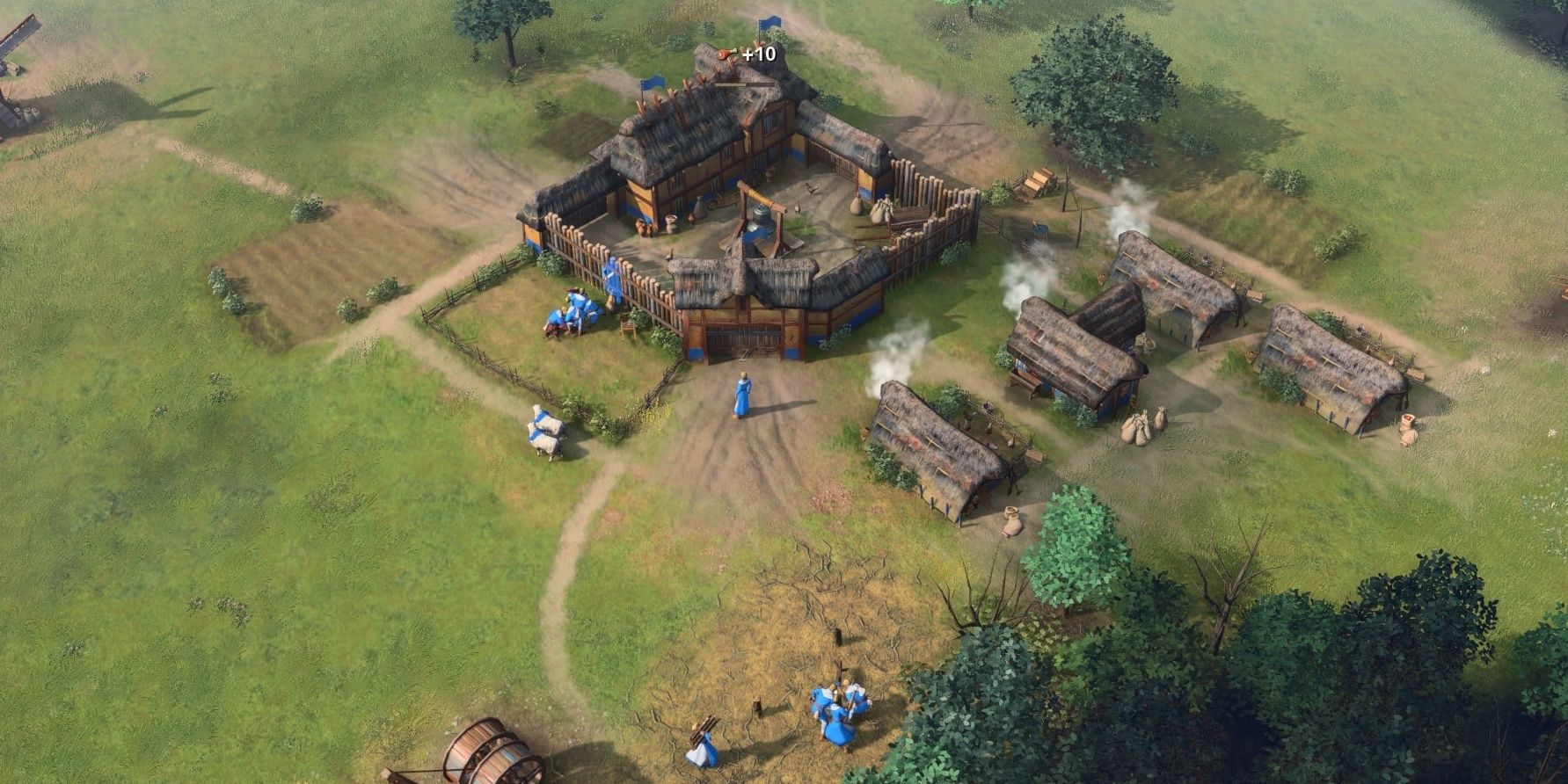 Starting off as the English in Age of Empires IV