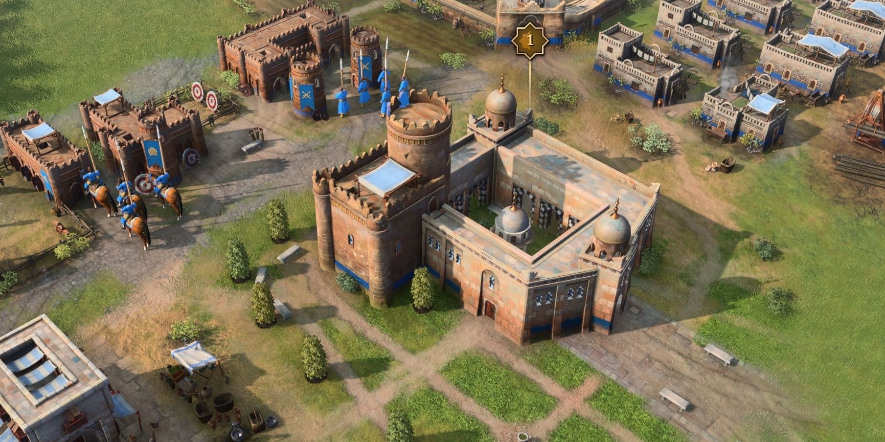 House of Wisdom with one wing in Age of Empires 4
