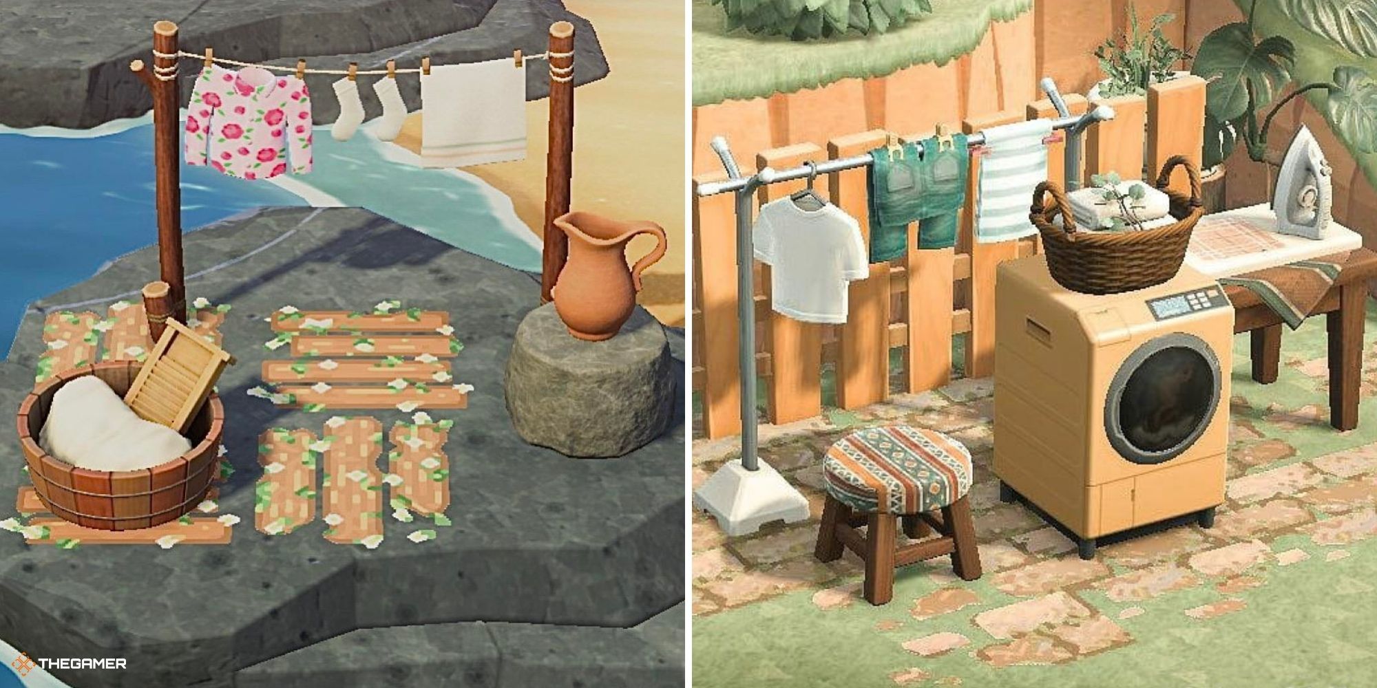 Animal Crossing New Horizons - Laundry Spots