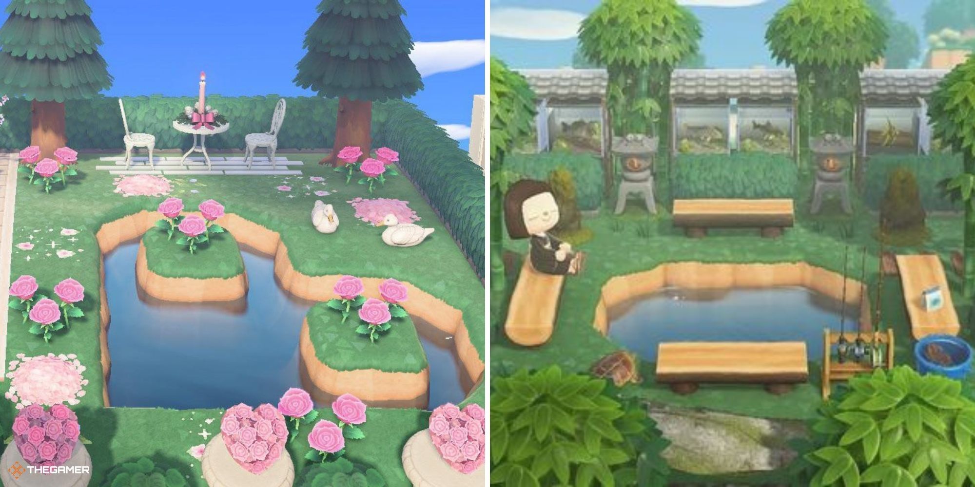 Animal Crossing New Horizons - Pond Examples