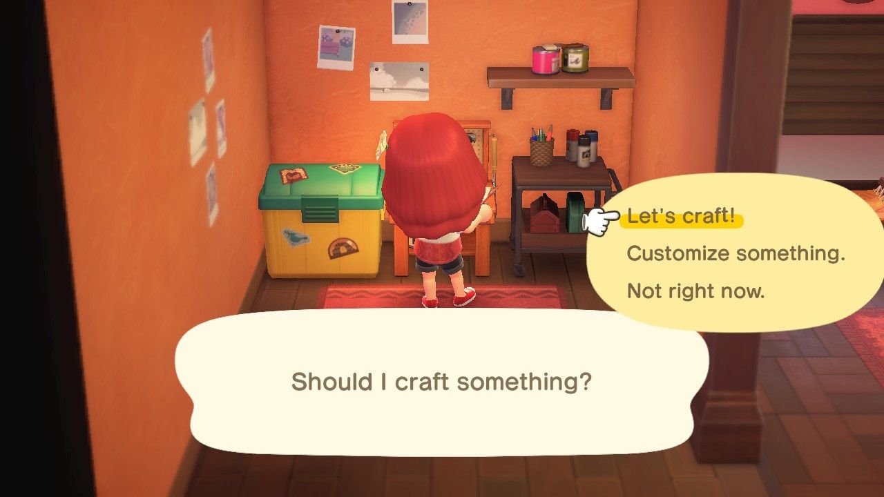 Animal Crossing New Horizons Happy Home Paradise crafting station