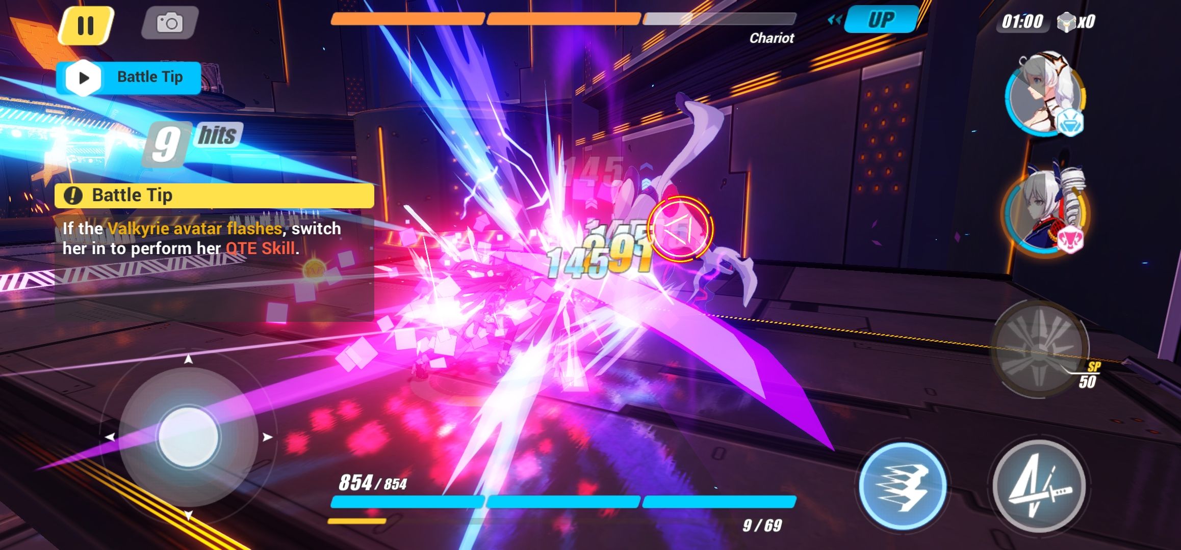 Battle tip graphics Honkai Impact 3rd