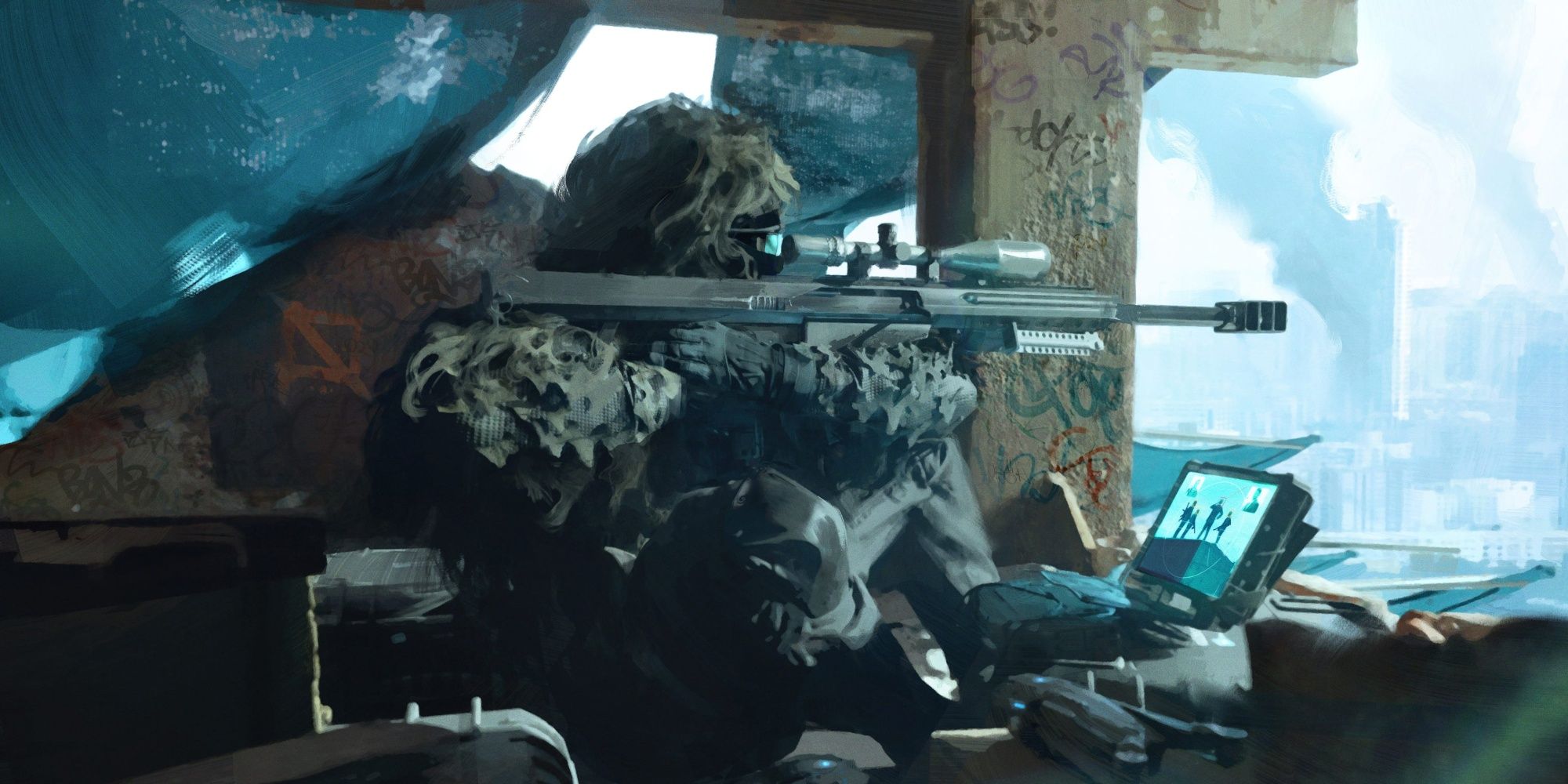 Battlefield 2042 Casper Concept Art Sniping