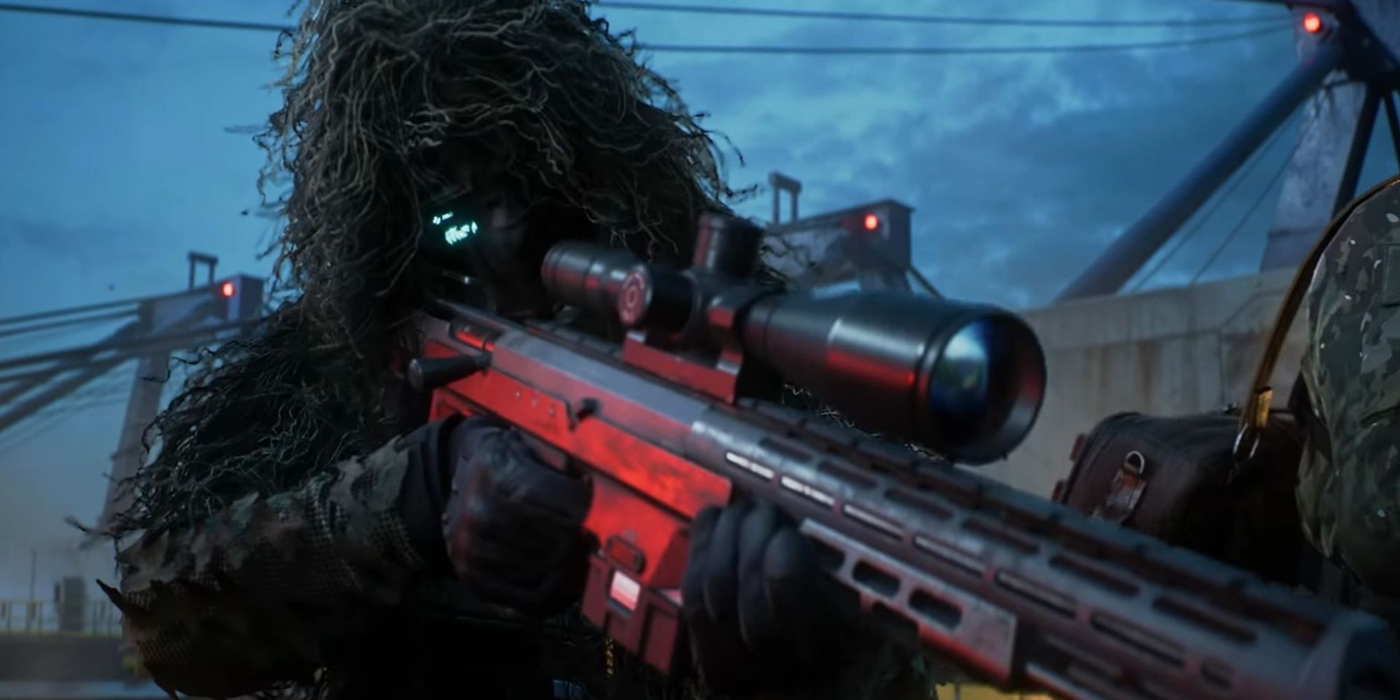 Battlefield 2042 Casper Holding A Sniper Rifle