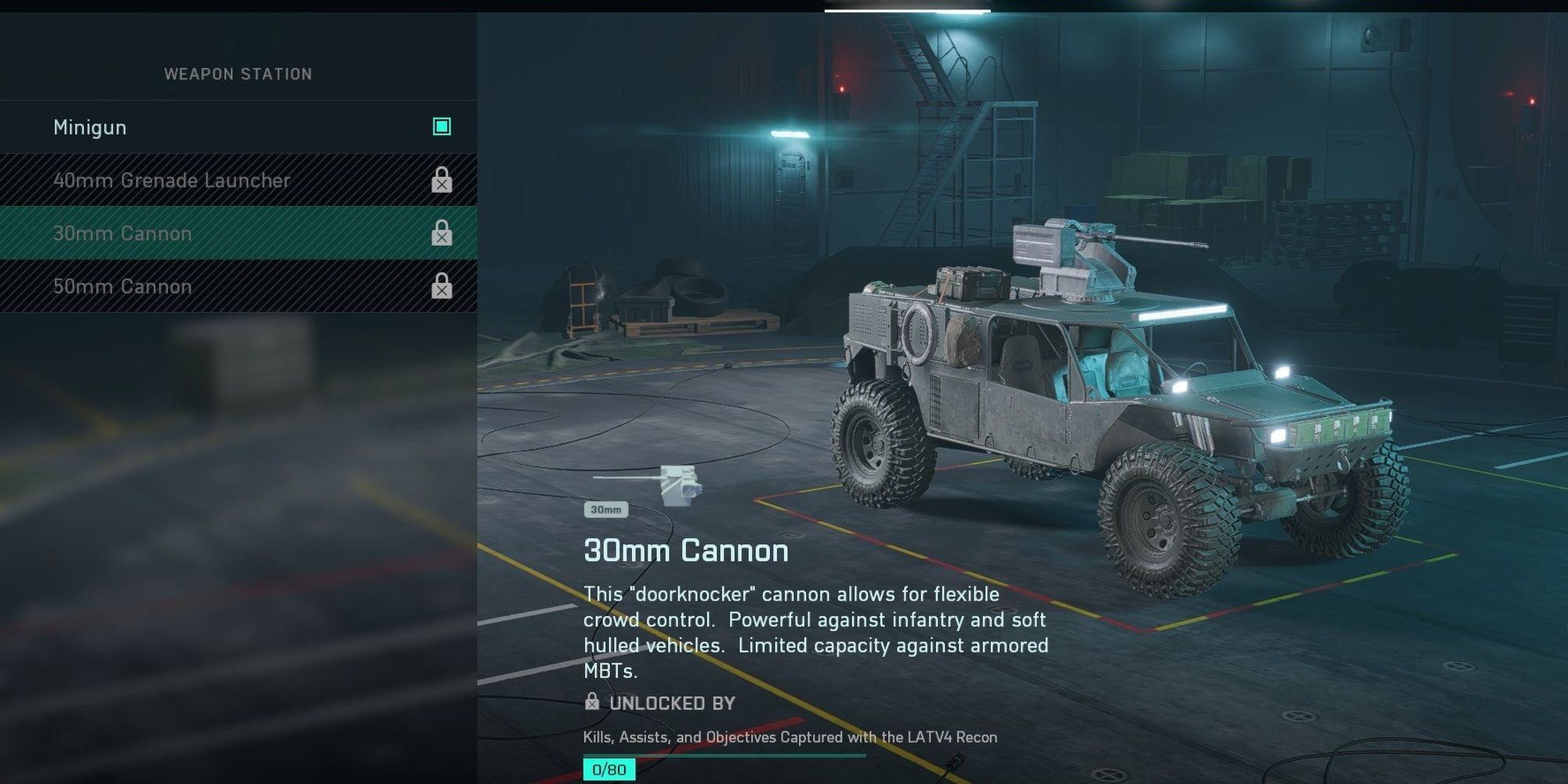 Battlefield 2042 Jeep 30mm Cannon
