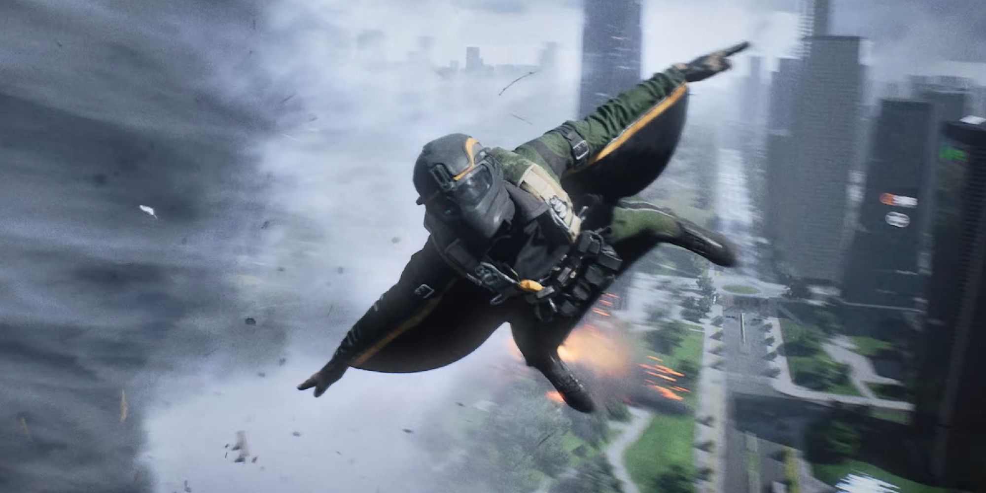 Battlefield 2042 Specialists wingsuit