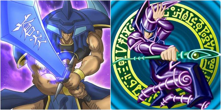 Yugioh Blue Flame Swordsman & Dark magician