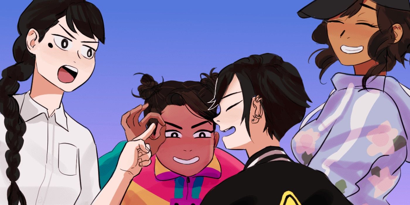 The four main characters in Butterfly Soup