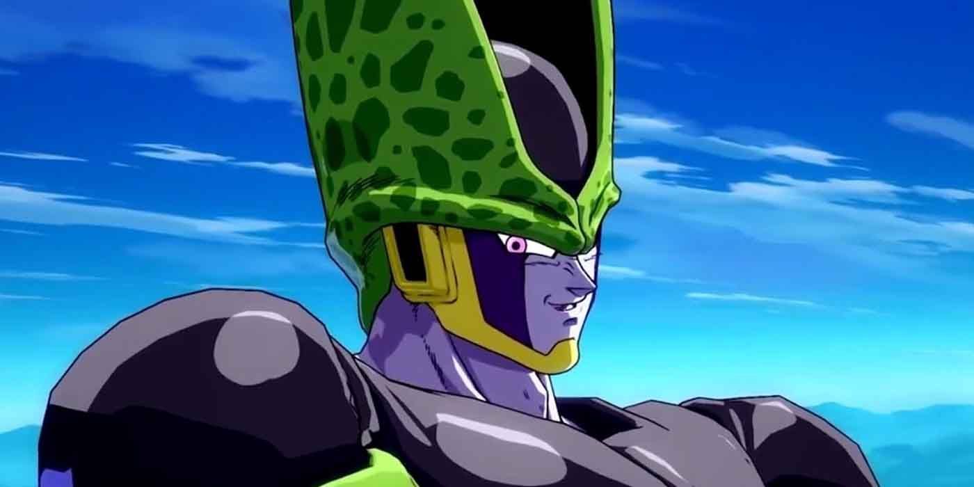 Cell being smug in Dragon Ball FighterZ