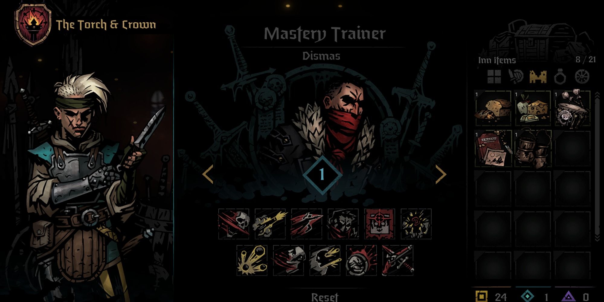 Darkest Dungeon 2 Highwayman Mastery Trainer